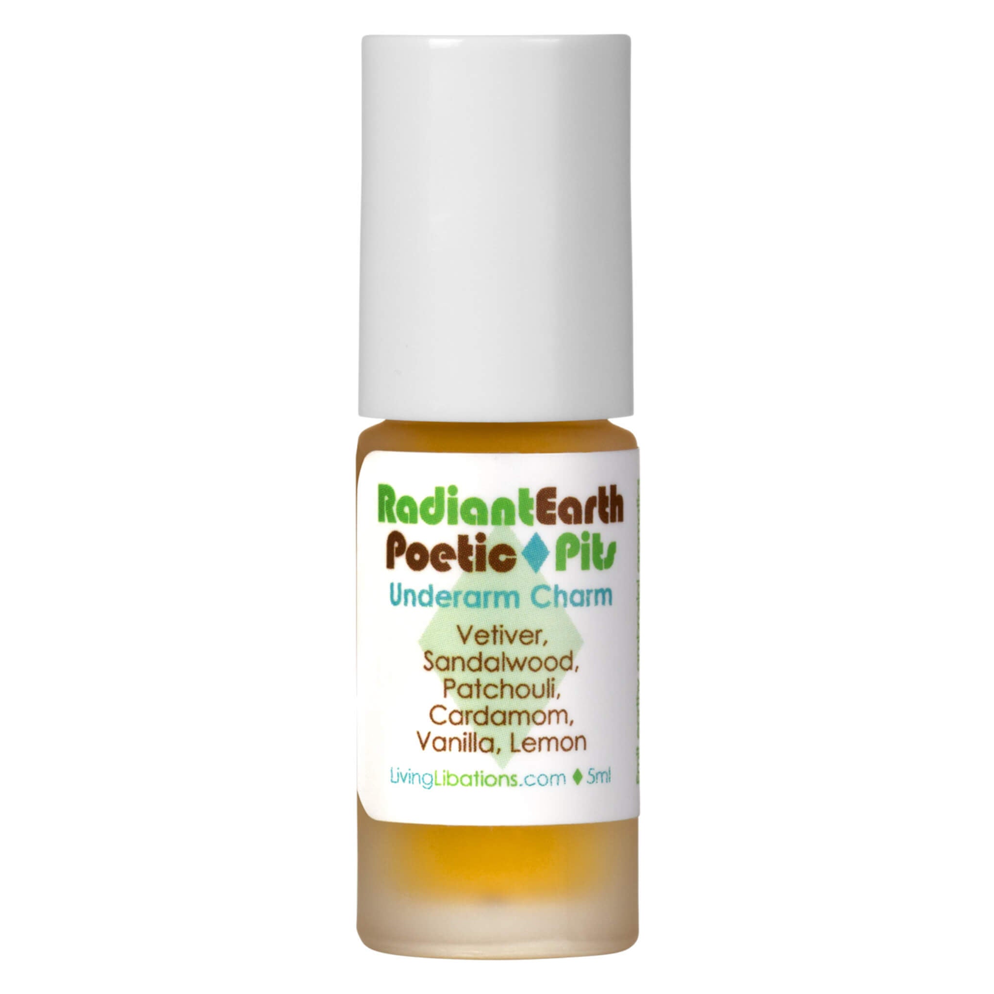 Poetic Pits Radiant Earth Natural Deodorant - Aluminum-Free & Vegan for Sensitive Skin | Fresh & Long-Lasting Protection for Daily Use, Workouts & Outdoor Activities