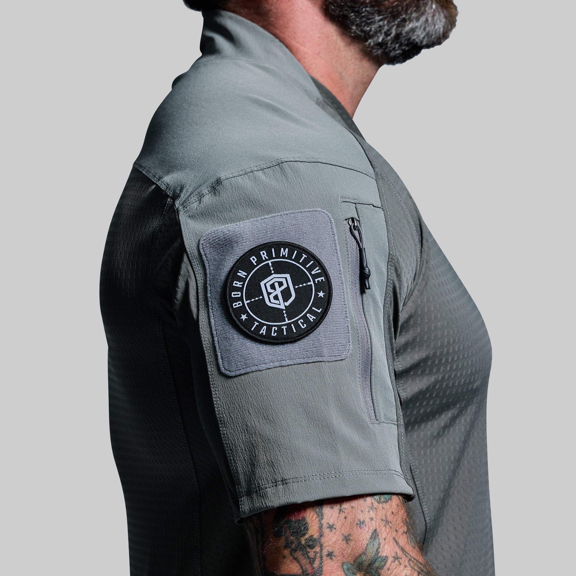 Op Top Pro (Wolf Grey) - Premium Performance T-Shirt for Men | Comfortable & Breathable Fabric | Ideal for Gym, Running & Casual Wear