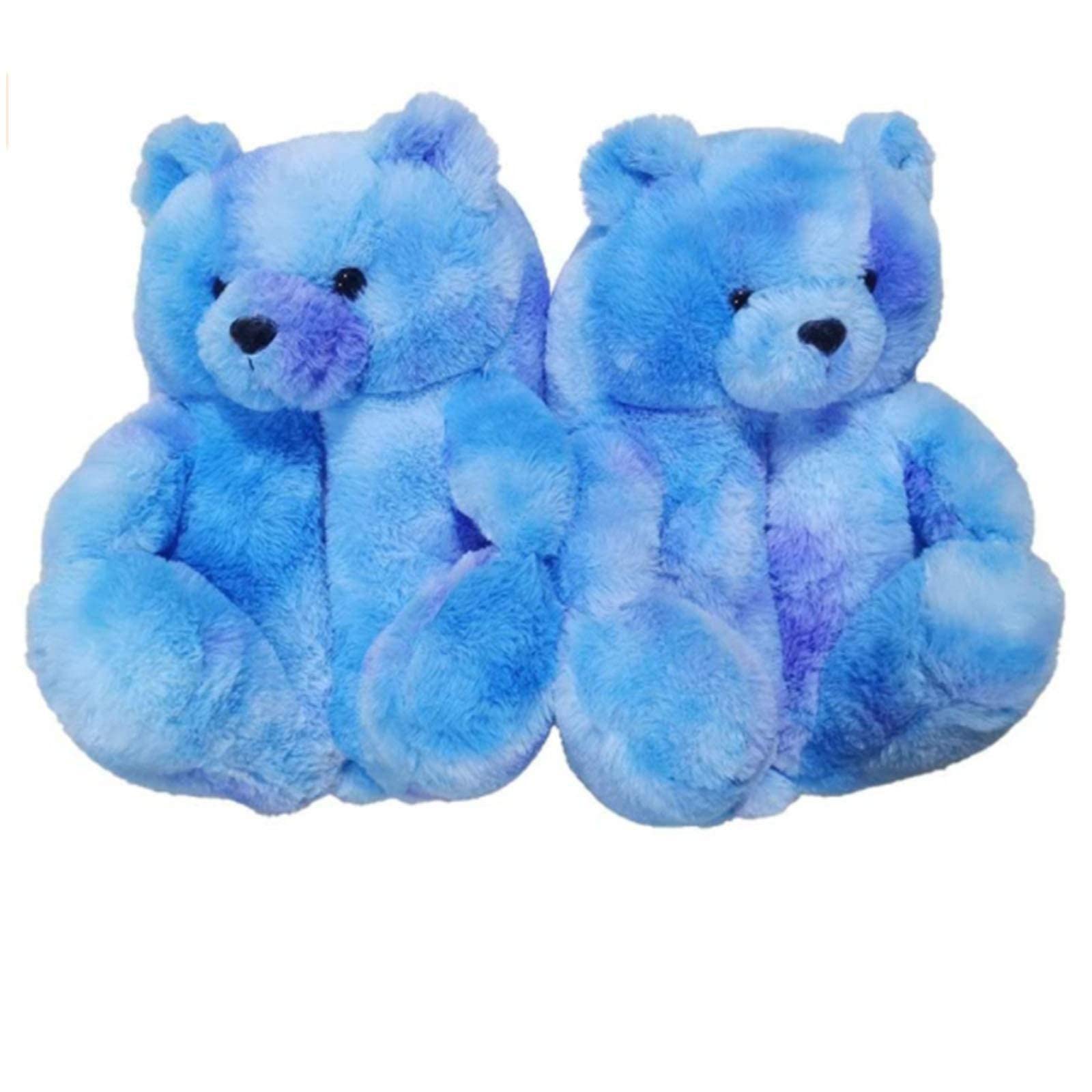 Cozy Teddy Bear Slippers - Soft Plush Animal House Shoes for Women & Kids | Winter Warm Fuzzy Slippers with Non-Slip Sole | Perfect for Indoor Comfort, Lounge Wear & Gift Giving