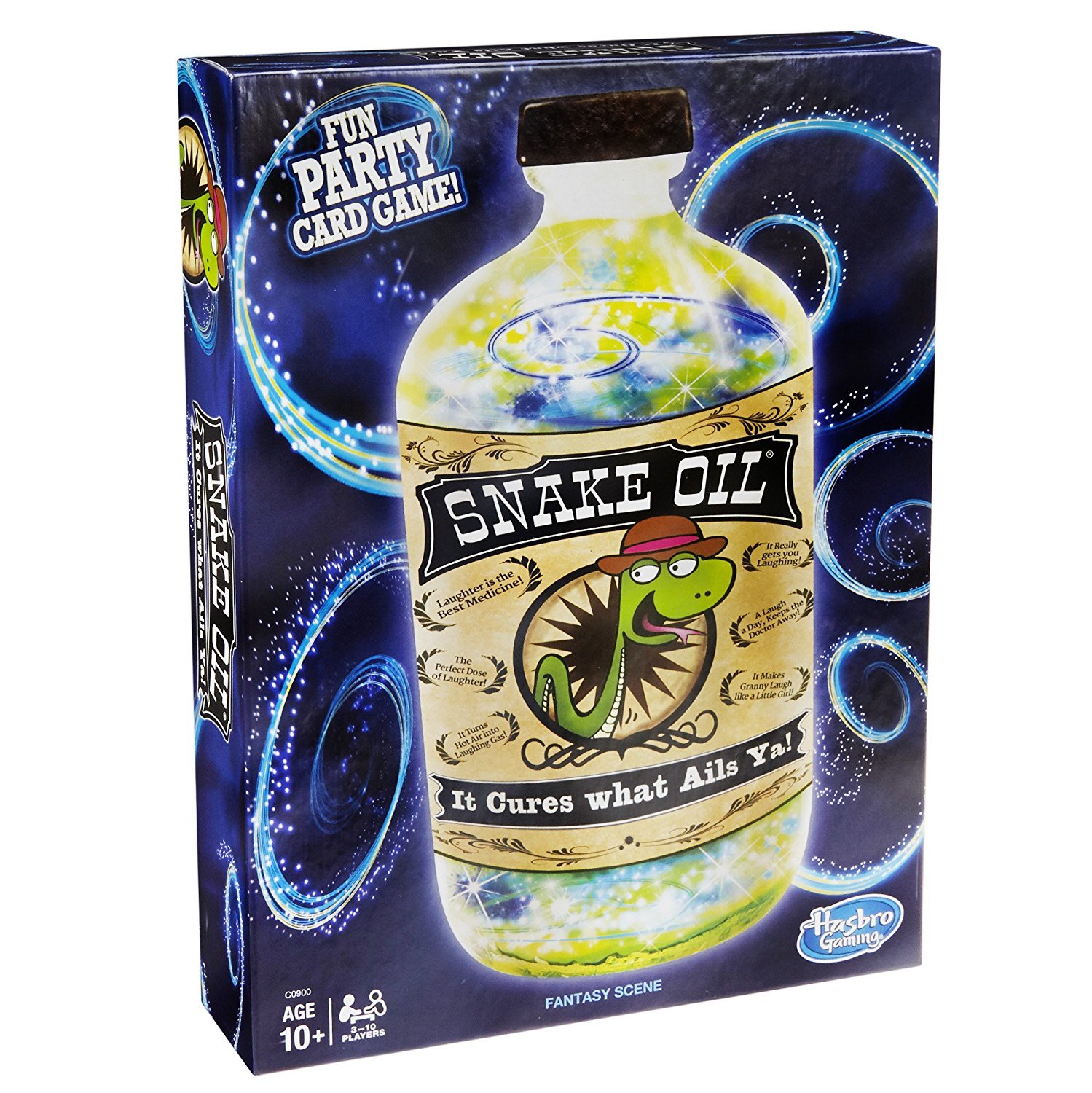 Hasbro Gaming Snake Oil Party Game - Fun Family & Friends Card Game for Adults & Teens - Perfect for Game Nights, Parties & Social Gatherings