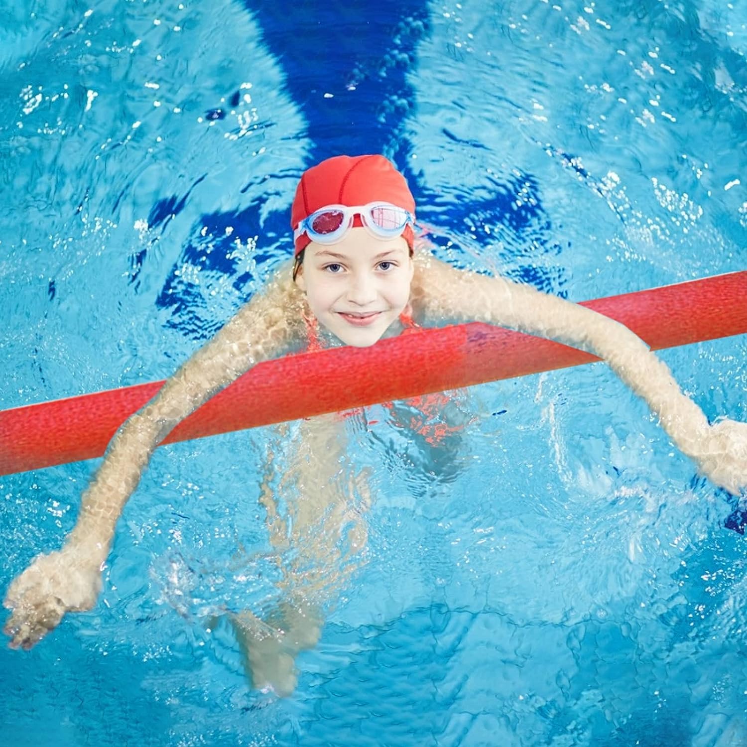 **60 Inch Floating Pool Noodles - Durable Foam Swim Tubes for Swimming Games, Water Play & Pool Exercises - Perfect for Kids & Adults**