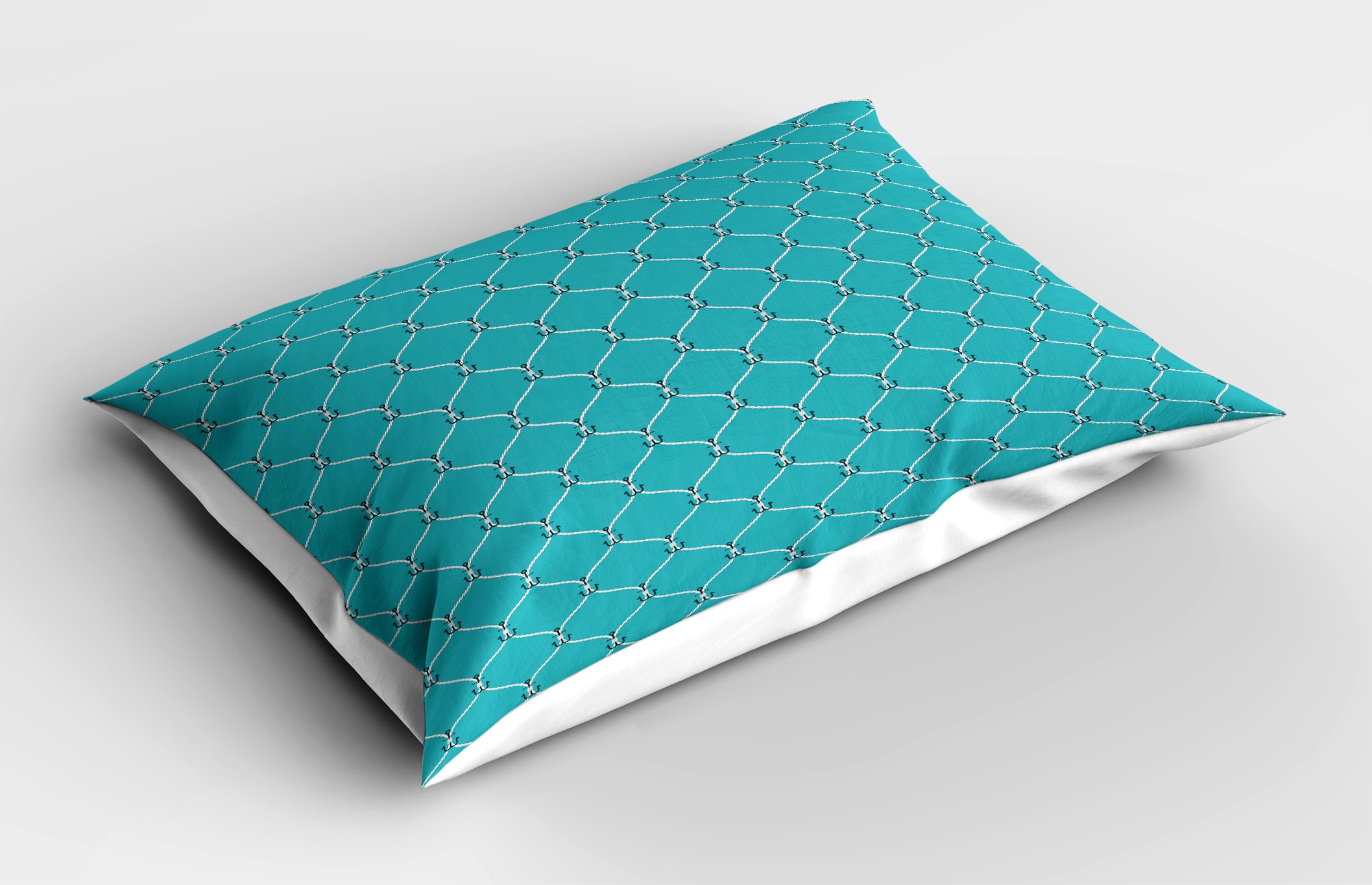 Nautical Anchor Print Pillow Sham - Standard Size 30