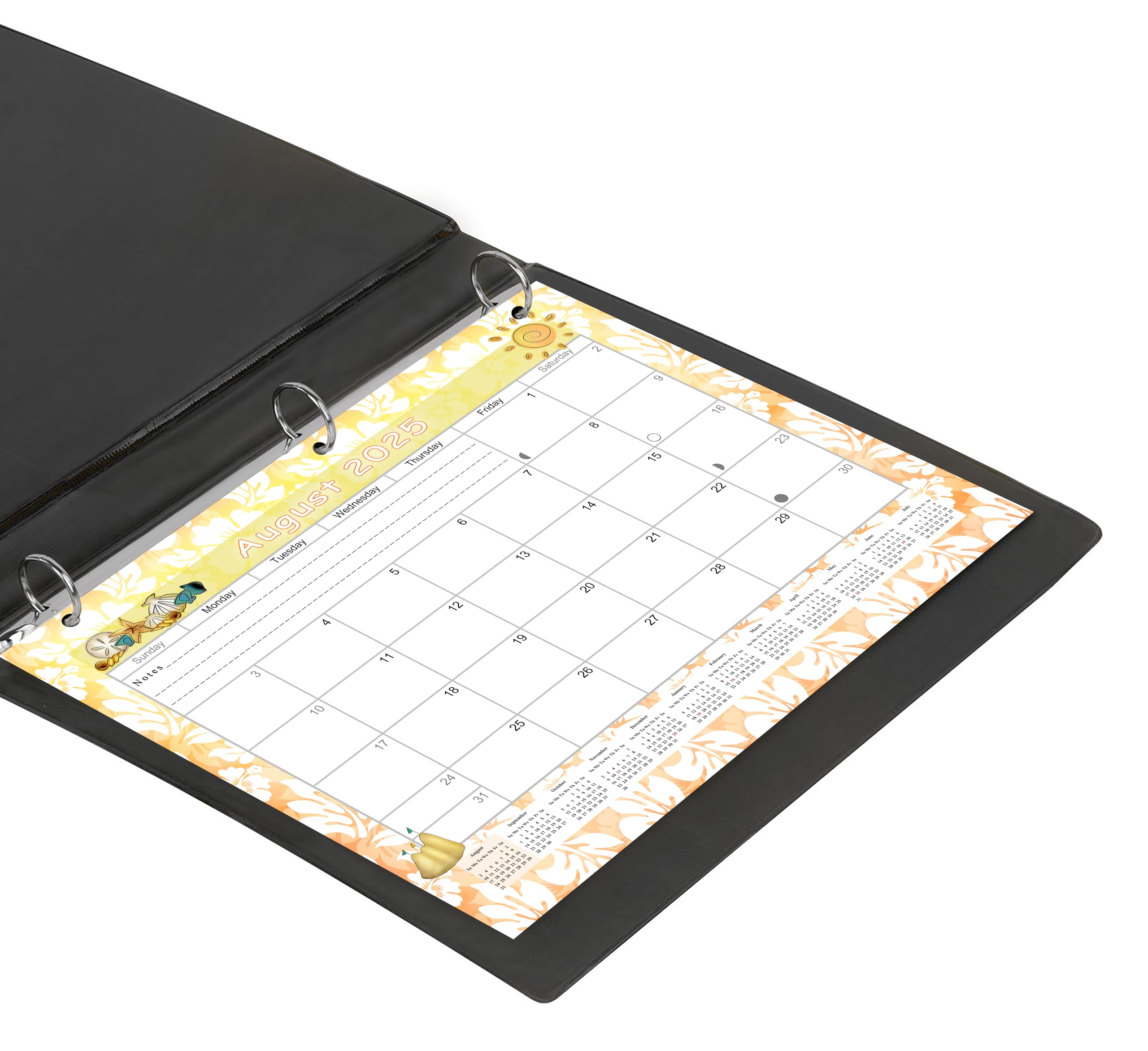 2025-2026 Student Planner - 12 Month Academic Calendar for College & High School | 3-Ring Binder, Desk or Wall Organizer | School & Office Supplies | Made in USA | Perfect for Homework Tracking, Class Schedules & Study Planning