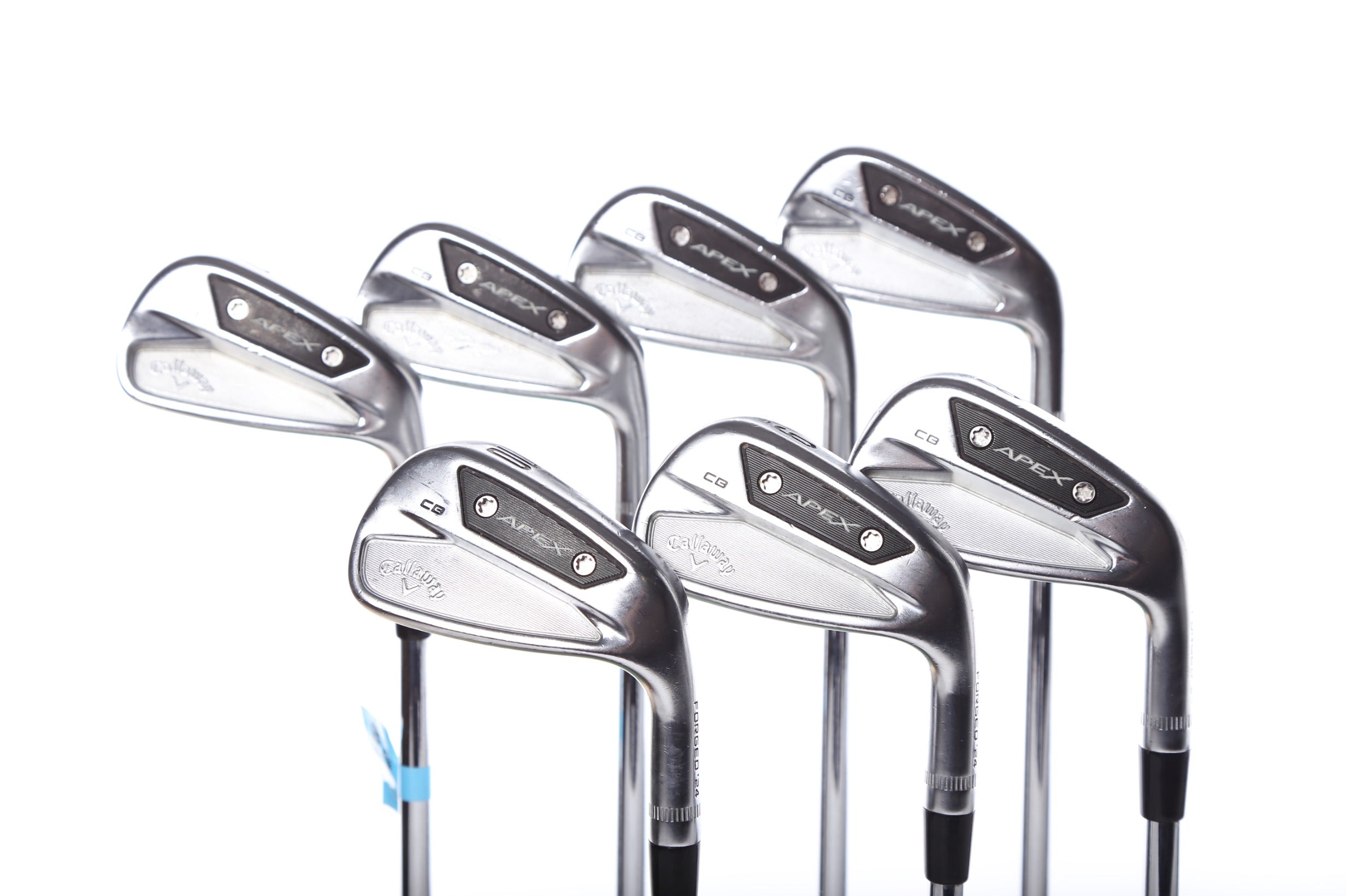 Used Callaway Apex CB 24 Iron Set - Right Handed 4-PW Stiff Flex Golf Clubs for Men | Premium Forged Irons for Improved Accuracy & Distance | Perfect for Golf Enthusiasts & Tournament Players