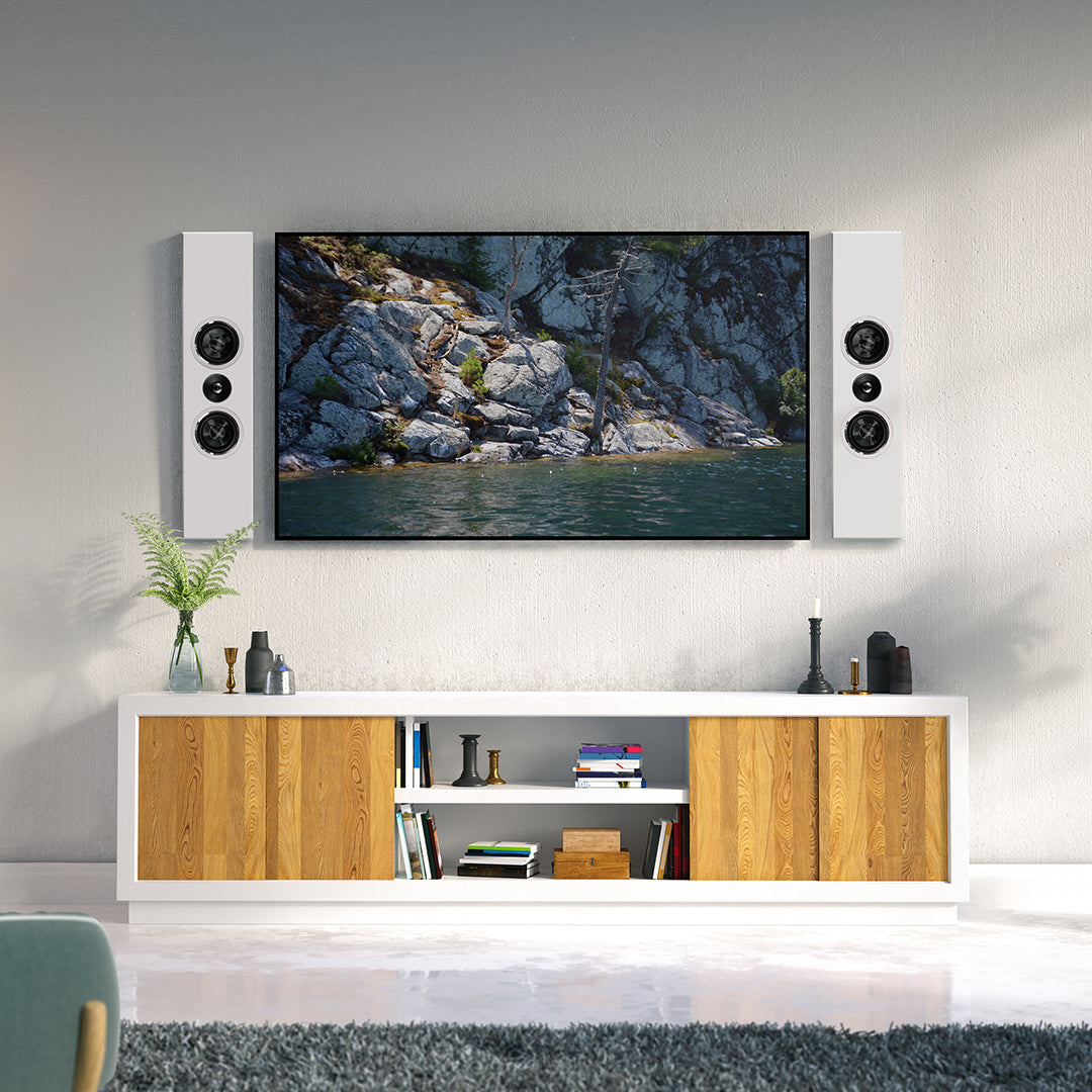 PWM1 On-Wall Speaker - High-Quality Home Audio System for Living Room, Bedroom & Home Theater | Easy Installation & Premium Sound