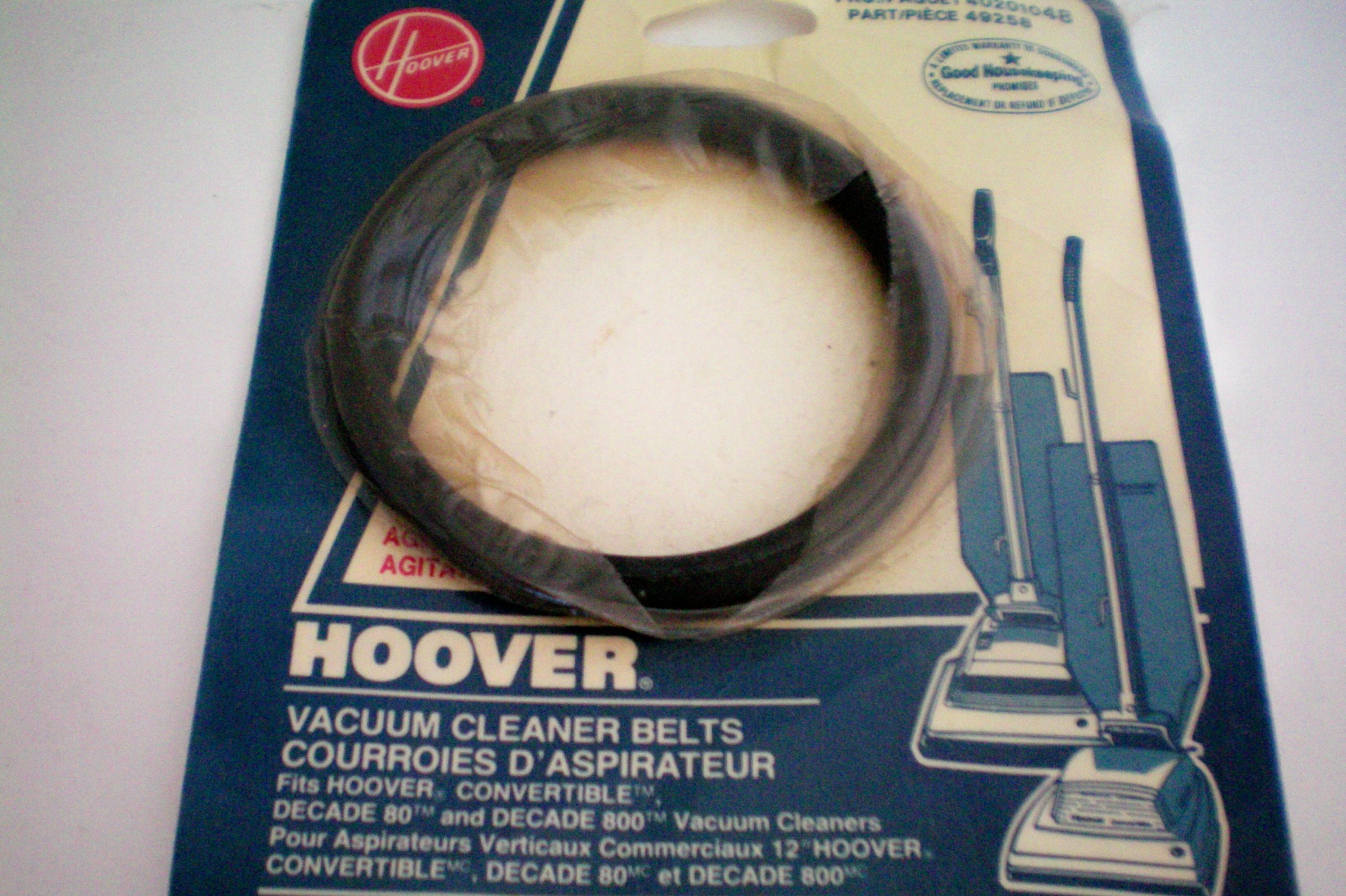 Hoover Vacuum Cleaner Belt - Compatible with Hoover Convertible, Decade 80 & 800 Models - Replacement Belt for Powerful Suction - Perfect for Home Cleaning, Pet Hair Removal & Car Detailing (1 Pack)