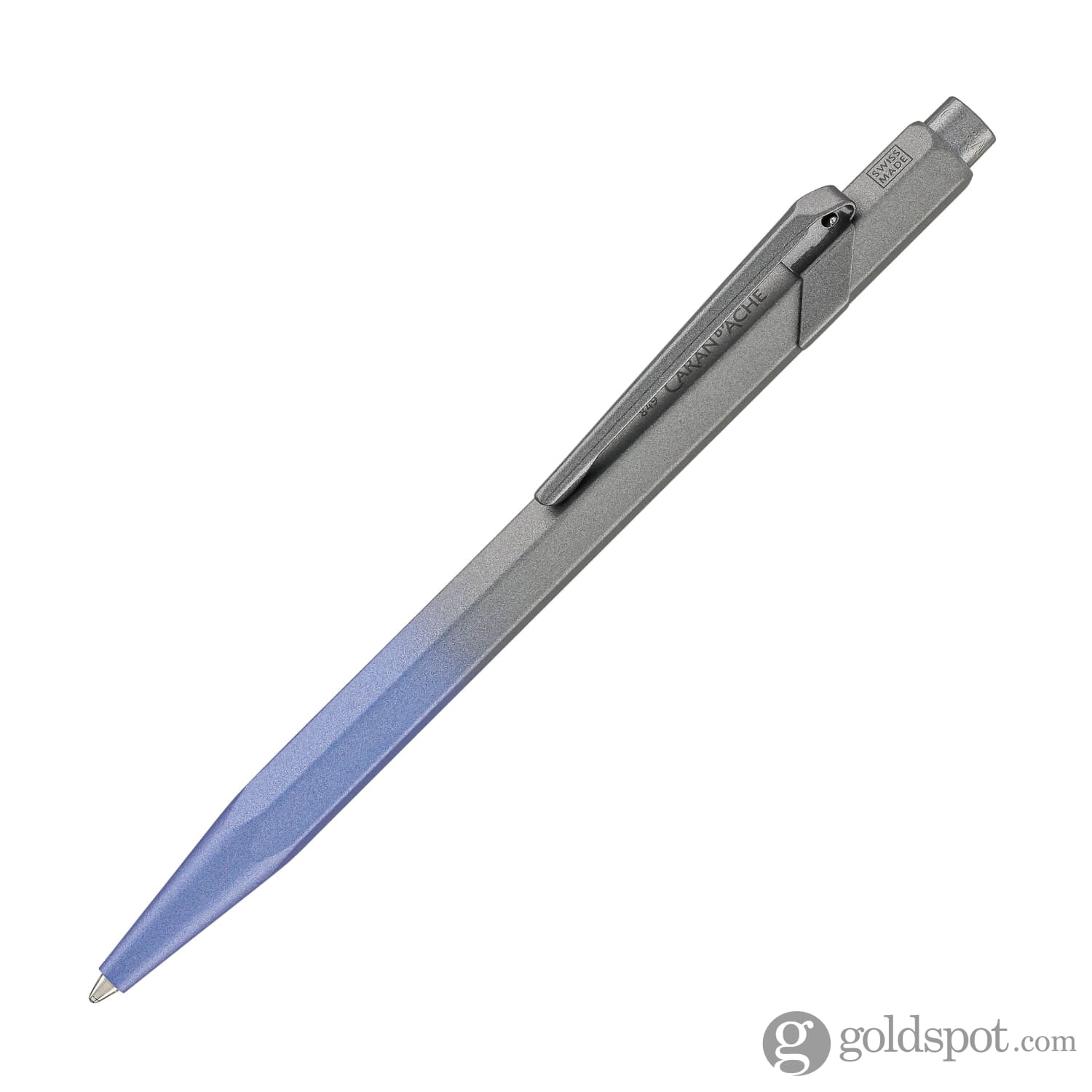 Premium Caran d'Ache 849 Limited Edition Stormy Blue Ballpoint Pen - Swiss Luxury Writing Instrument for Professionals & Gift Giving (Office, Business Meetings, Signature Signing)