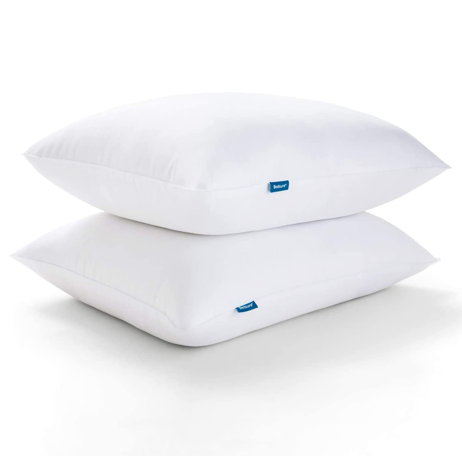 Bedsure Standard Size Pillows Set of 2 - Premium Down Alternative Bed Pillows for Side & Back Sleepers, Soft & Supportive Filling, 19x26 Inches - Perfect for Hotels, Guest Rooms & Home Bedrooms