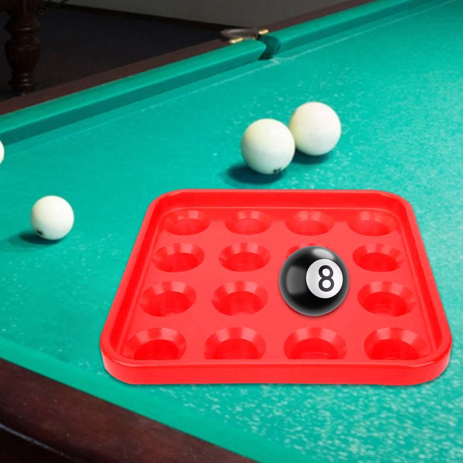 Premium Billiard Ball Holder Tray - 16 Ball Storage Organizer for Pool, Snooker & Game Room Accessories | Perfect for Home Bars, Game Rooms & Pool Halls