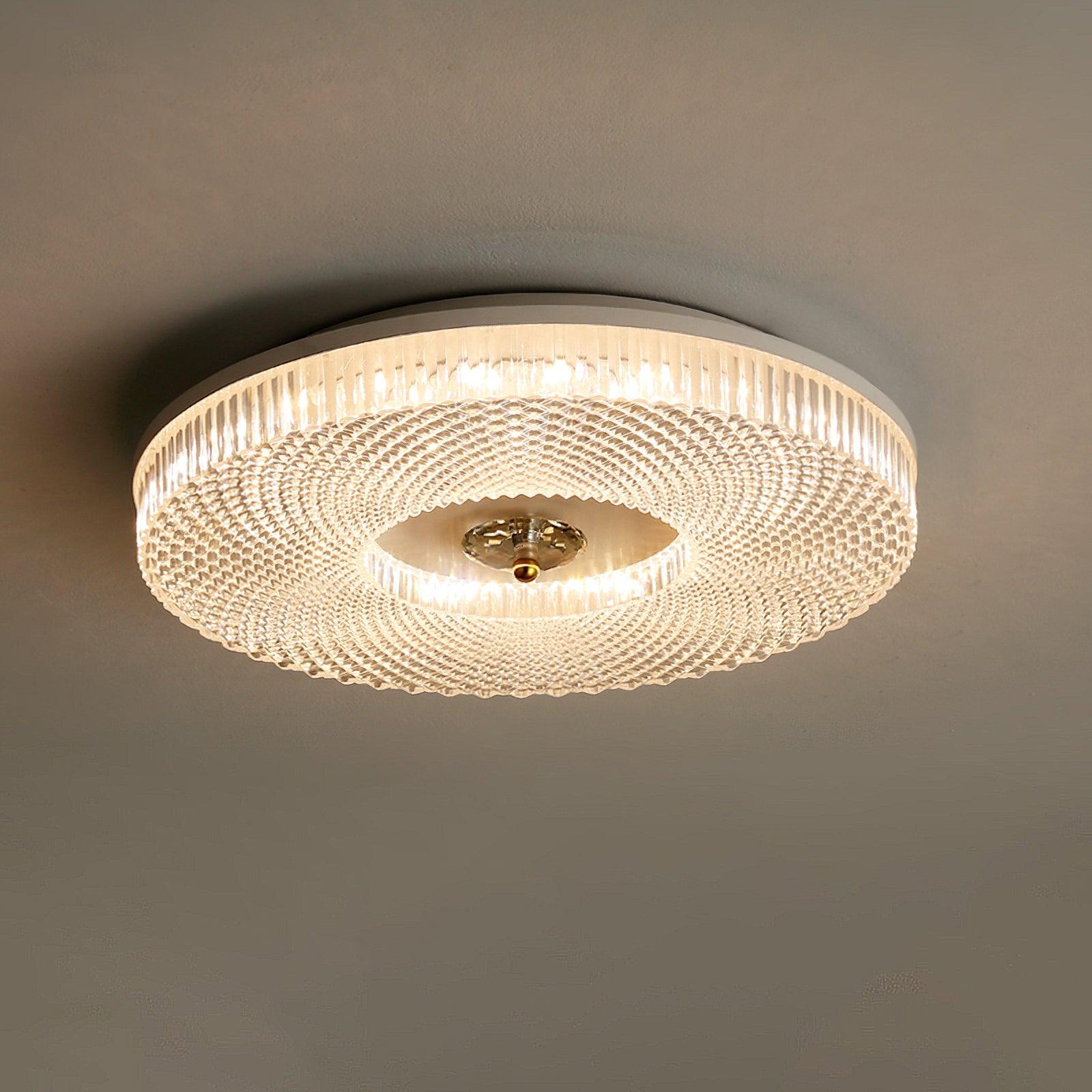 Ayla LED Flush Mount Ceiling Light - Modern Round Dimmable Light Fixture for Bedroom, Kitchen, Hallway & Living Room - Energy Saving Bright Lighting for Home & Office