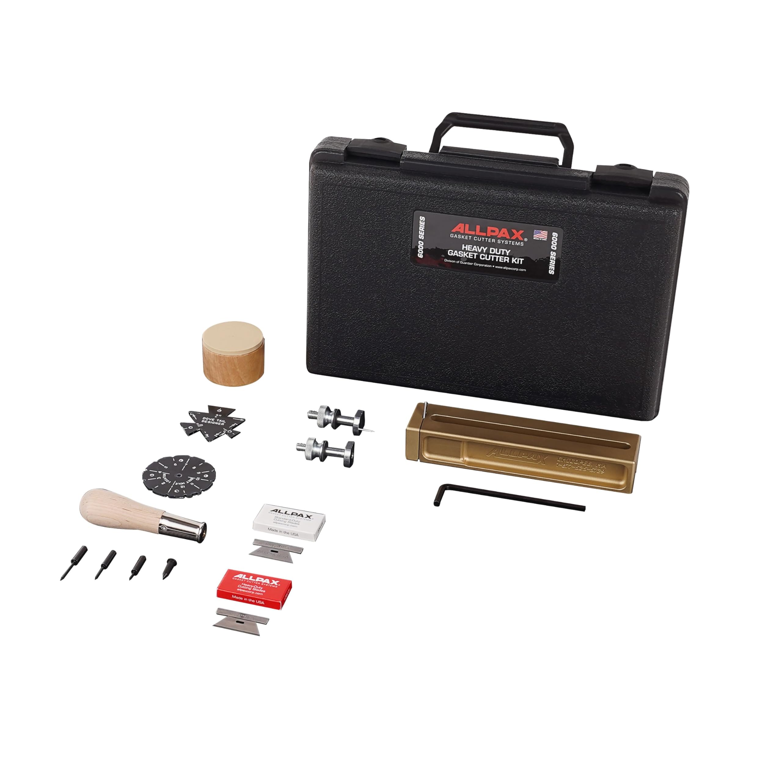 Allpax AX6100 Metric Gasket Cutter Kit - No. 6 Steel Cutting Tool for Automotive, Plumbing & Industrial Gaskets | DIY & Professional Use