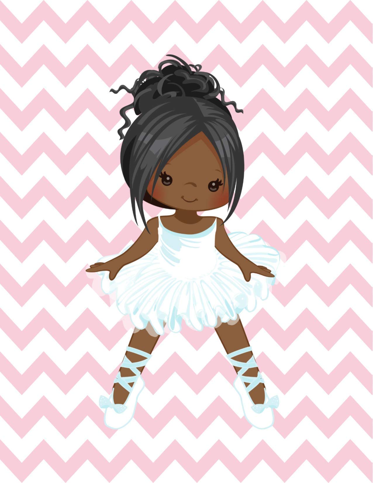 African American Ballerina Motivational Wall Art - Set of 4 Inspirational Prints for Girls Room Decor | 'She Leaves a Little Sparkle' & 'Dream Big' Quotes | Perfect for Nursery, Bedroom & Dance Studio Decor