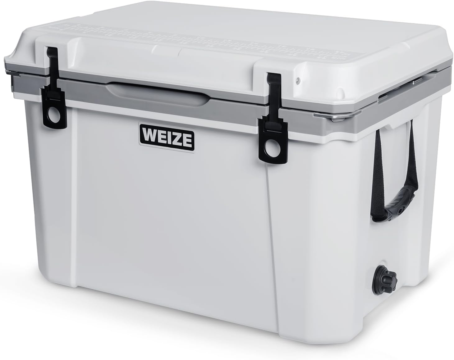 WEIZE Ultra Light 55 Quart Hard Cooler - Insulated Portable Ice Chest Box with Bottle Opener | Keeps Ice Cold Up to 8 Days | Perfect for Camping, Beach Trips, Tailgating & Outdoor Adventures
