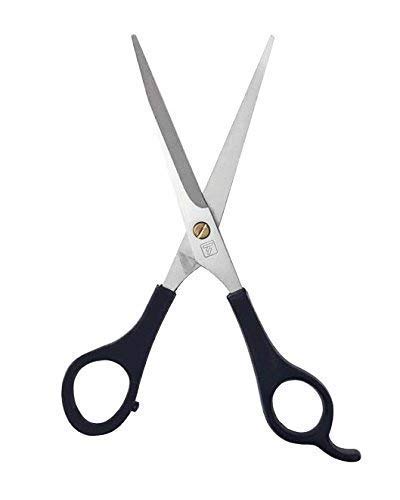 Professional Hair Cutting Scissors & Apron Set - 2-Piece Salon-Grade Barber Kit for Men & Women - Sharp Stainless Steel Shears with Hair Cutting Cape - Perfect for Home Haircuts & Professional Styling