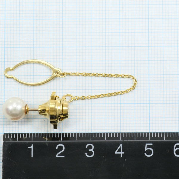 18K Yellow Gold Pearl Pin Brooch - Elegant Alloy Jewelry for Women, Perfect for Weddings, Parties & Special Occasions