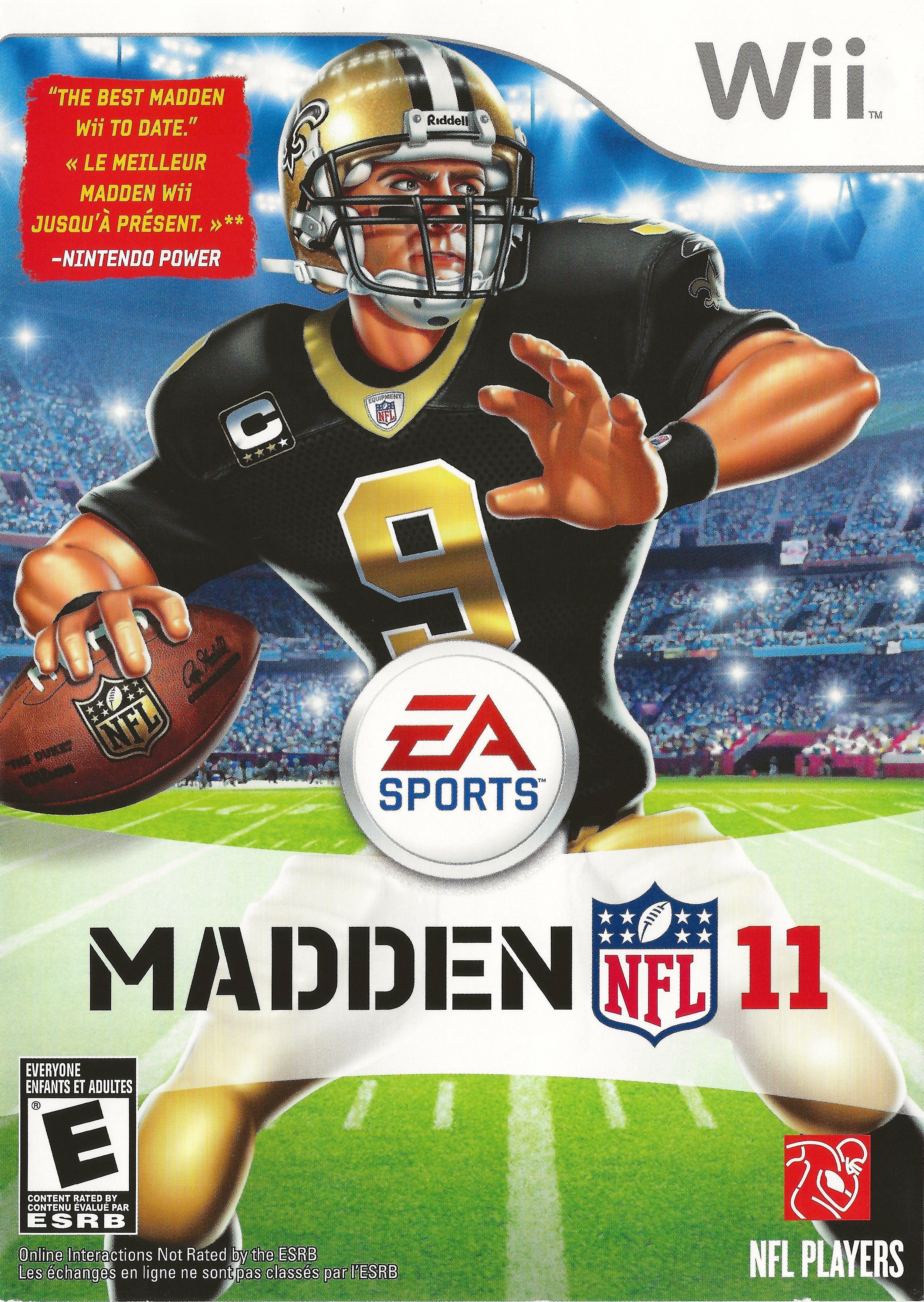 Used Madden NFL 11 Wii Video Game - Authentic NFL Football Experience for Wii Console | Perfect for Sports Fans, Game Collectors & Family Game Nights