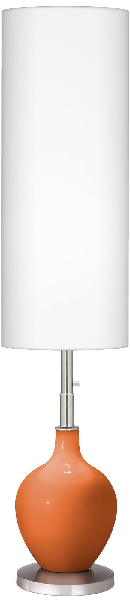 Modern Celosia Orange Floor Lamp - 60