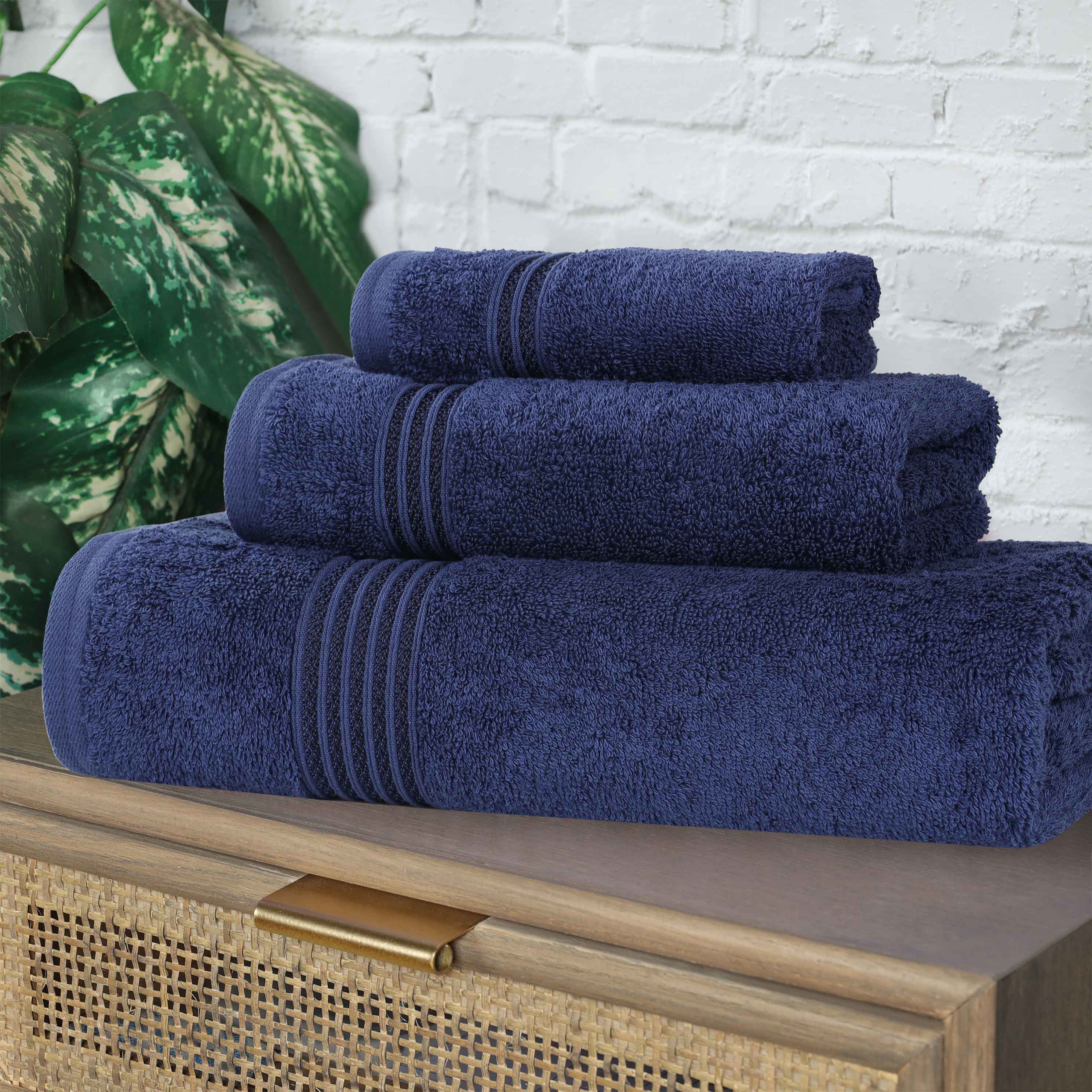 Premium Egyptian Cotton 3-Piece Towel Set - Ultra Soft, Highly Absorbent Bath Towels for Spa, Bathroom & Luxury Home Use