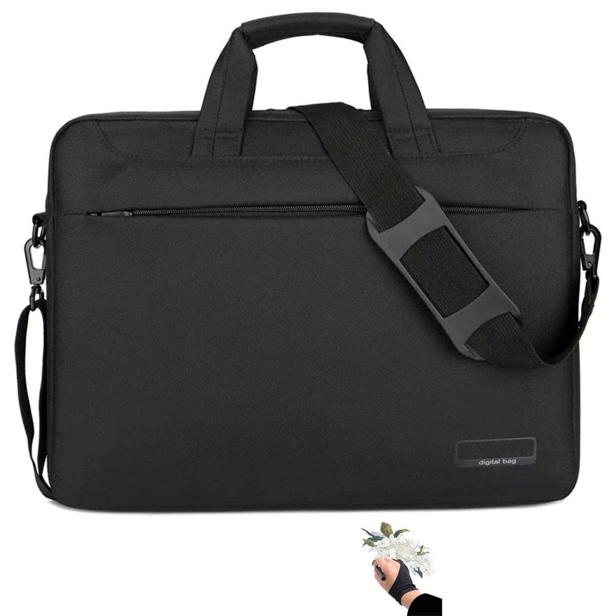 Waterproof Drawing Tablet Case Bag for Wacom Cintiq 16, Huion Kamvas Pro 16, XP-Pen Artist15.6 Pro & Innovator 16 - Protective Shoulder Bag for Digital Artists & Designers - Perfect for Travel, Work & Studio Use