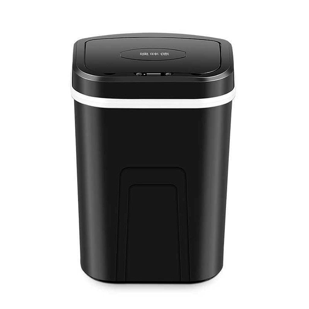 Automatic Sensor Trash Can - Smart Induction Garbage Bin for Kitchen, Bathroom, Living Room & Bedroom - Hands-Free Electric Waste Bin (Black) | Perfect for Home, Office & Hotel Use