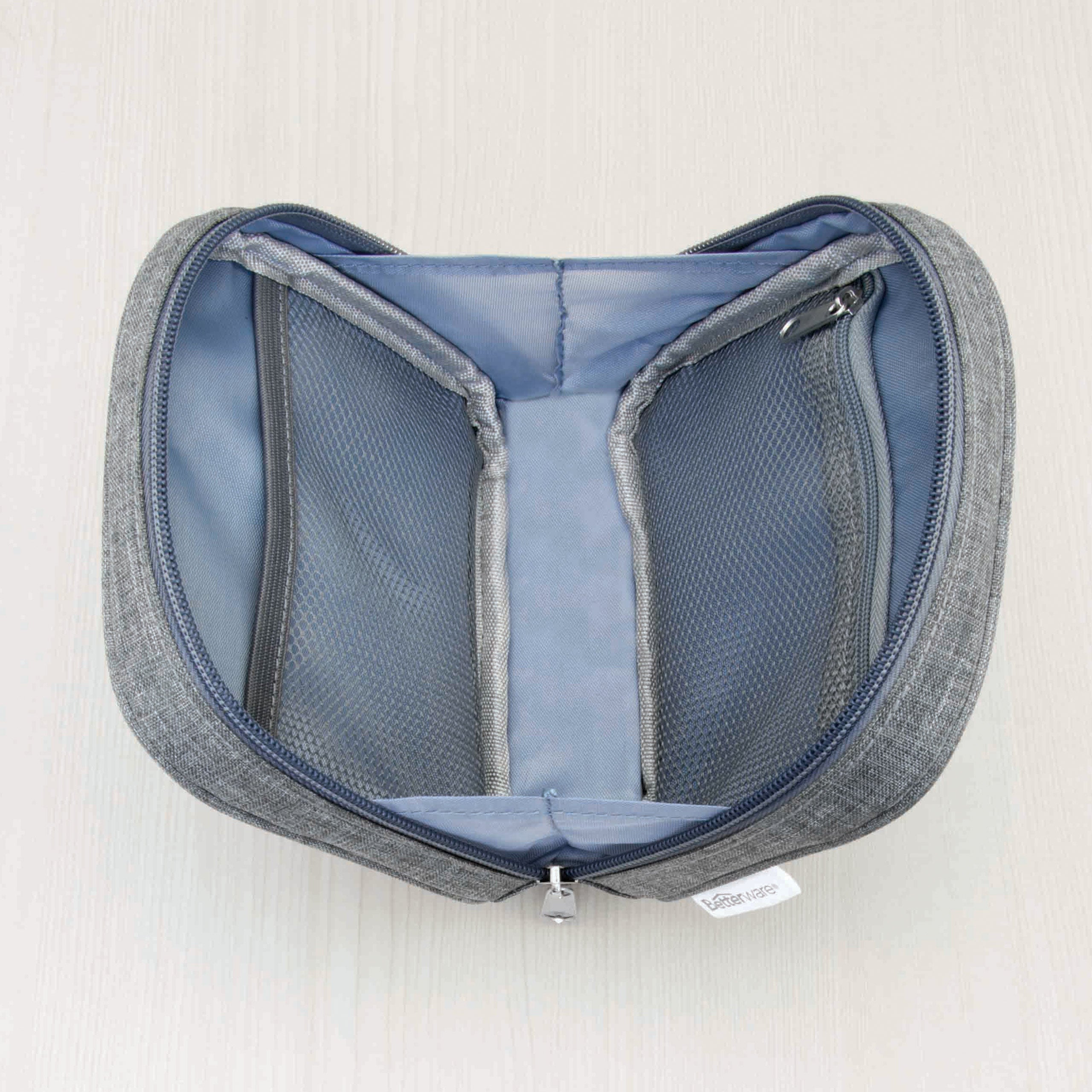 Compact Travel Toiletry Bag for Men & Women - Waterproof Hanging Organizer with Multiple Pockets - Perfect for Gym, Camping, Business Trips & Air Travel
