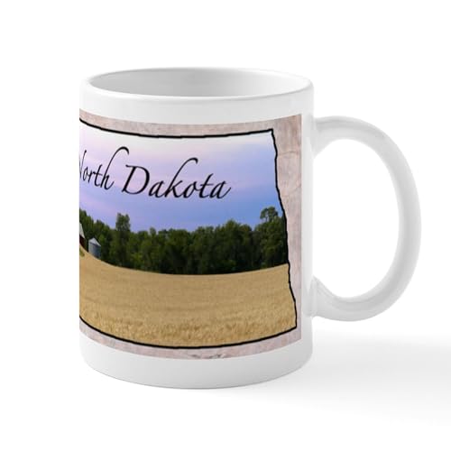 White - North Dakota Mugs