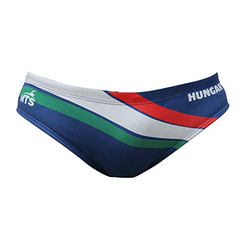 **Men's Athletic Swimwear - Sporti Swimsuit MTS Hungary for Competitive Swimming & Water Sports - Quick-Dry, Comfortable & Durable - Perfect for Lap Swimming, Training & Beach Activities (Blue)**