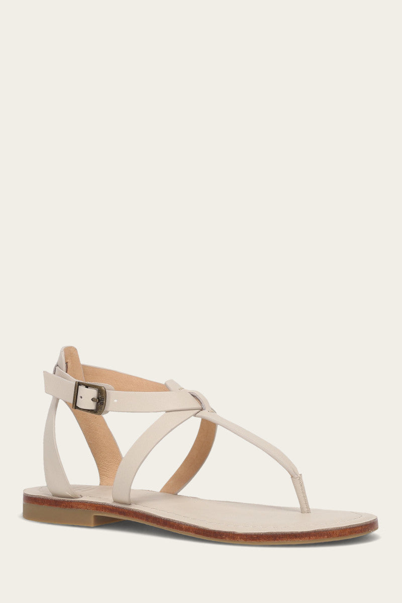 Taylor Women's Ivory Sandals - Comfortable Casual Summer Shoes for Walking, Beach, and Outdoor Activities