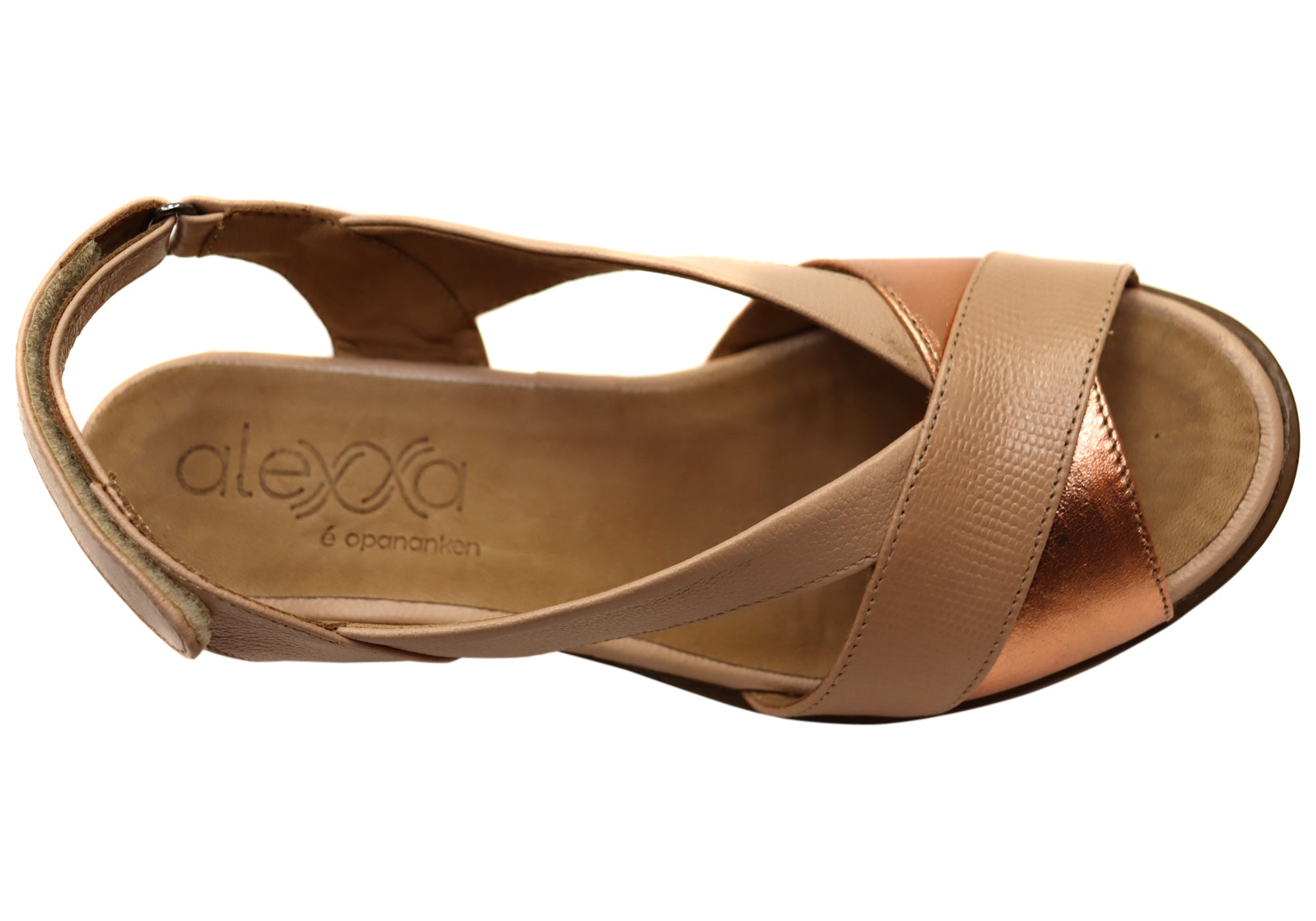Opananken Raquel Women's Comfortable Leather Mid Heel Sandals - Stylish & Supportive for Work, Party & Summer Outings