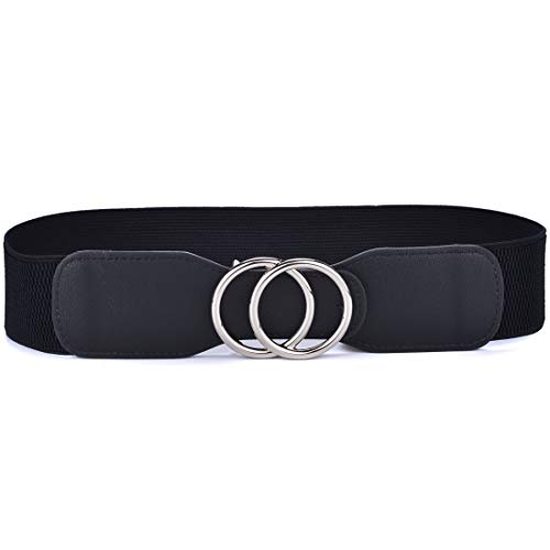 Black W Silver Buckle