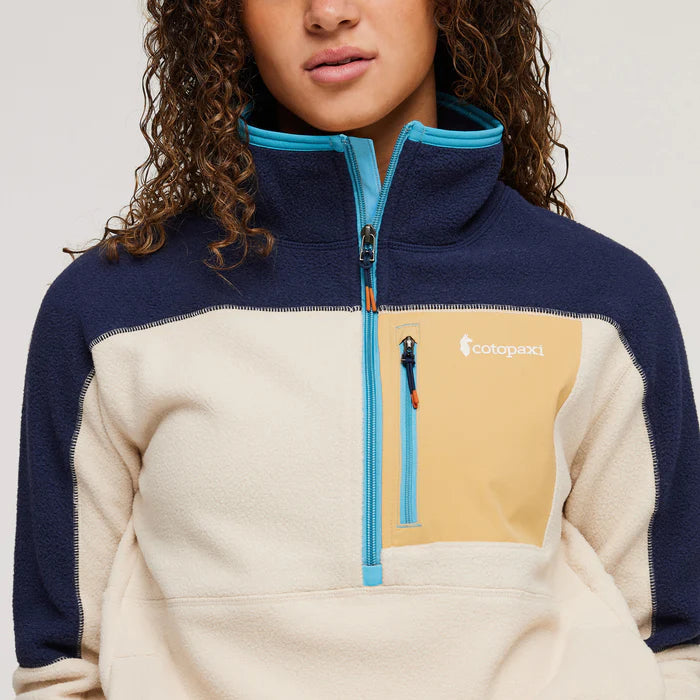 Women's Abrazo Half Zip Fleece Jacket - Soft & Cozy Pullover for Outdoor Activities, Hiking & Casual Wear - Past Season Collection