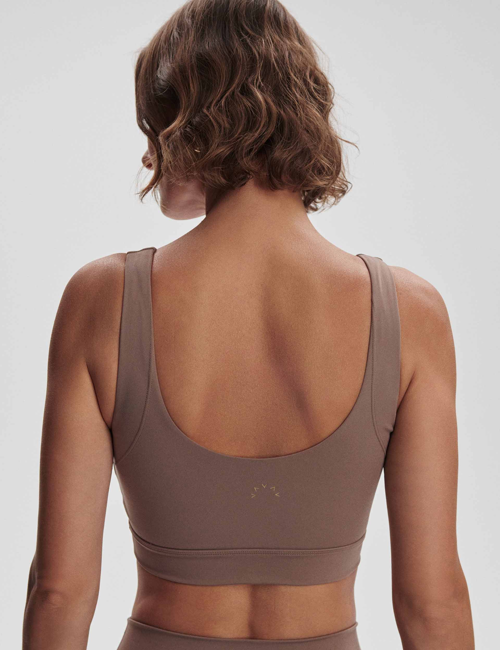 FreeSoft Essi Bra - Deep Taupe | Comfortable Wireless Bralette for Everyday Wear | Perfect for Yoga, Lounge & Sleep