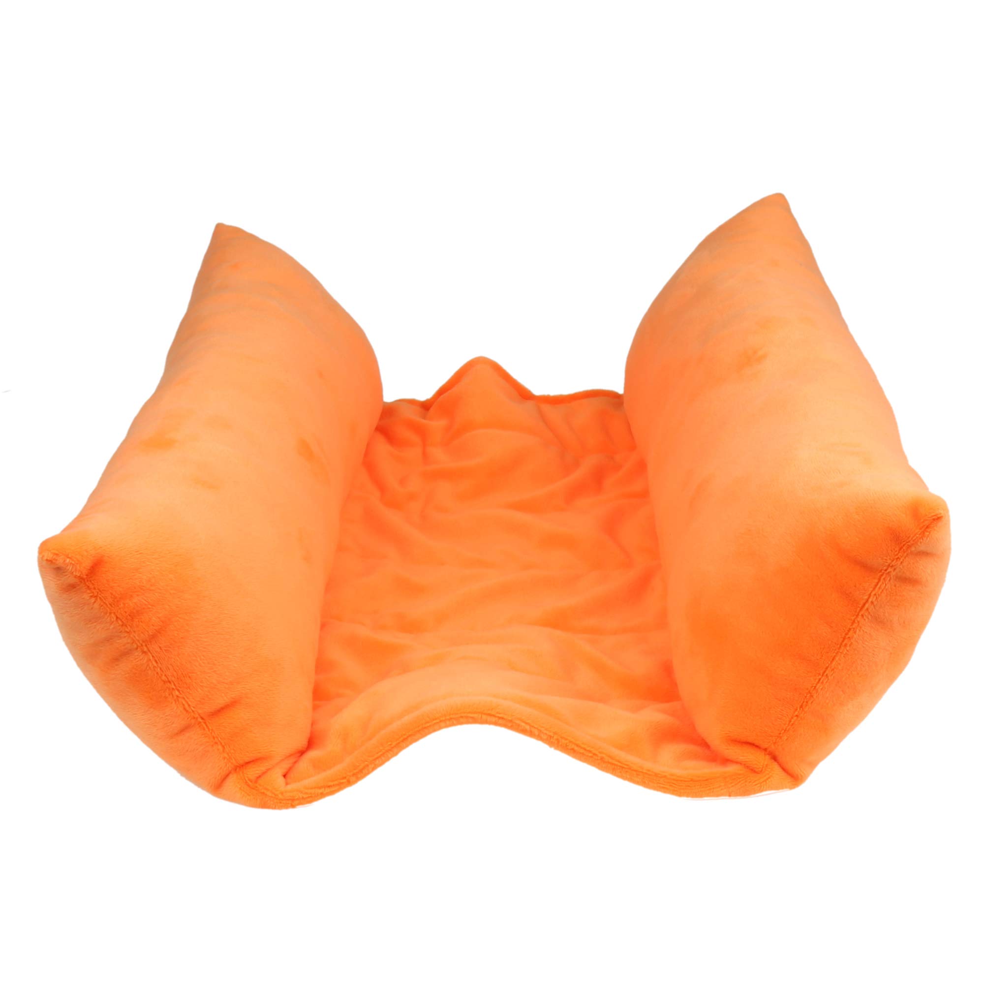 Soft Rabbit Bed Lounger Pillow - Cozy Cuddle Cushion with 2 Cotton Pillows for Bunny Flop Mat & Snuggle Bed - Perfect for Small Pets, Indoor Lounging & Nap Time Comfort