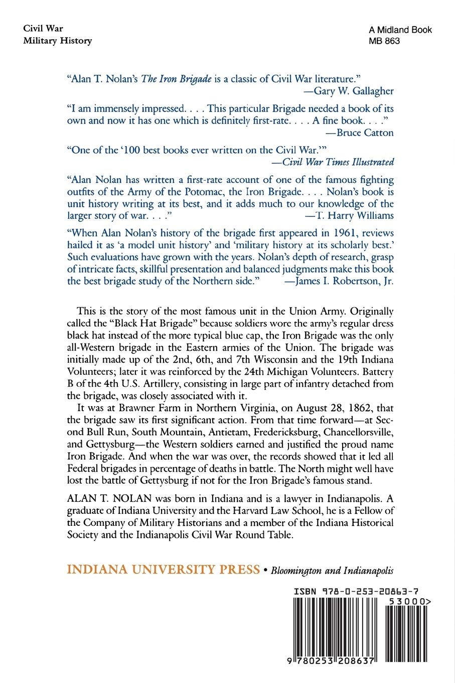 The Iron Brigade: A Military History of Civil War Heroes - Great Lakes Connections & Battlefield Stories | Perfect for History Buffs, Civil War Reenactors & Military Book Collectors