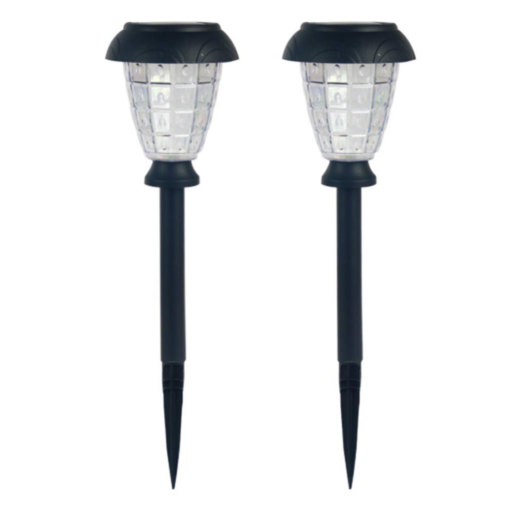 2 Pack Solar Landscape Spotlights - Waterproof Outdoor Garden Lights with LED Buried Pathway Lighting for Lawn, Yard, Patio & Driveway | Energy Efficient Solar Powered Decorative Lighting