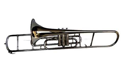 Nickel Silver Halloween-07 Bb Trombone with Free Hard Case & Mouthpiece - Perfect for Halloween Performances, School Bands & Jazz Ensembles