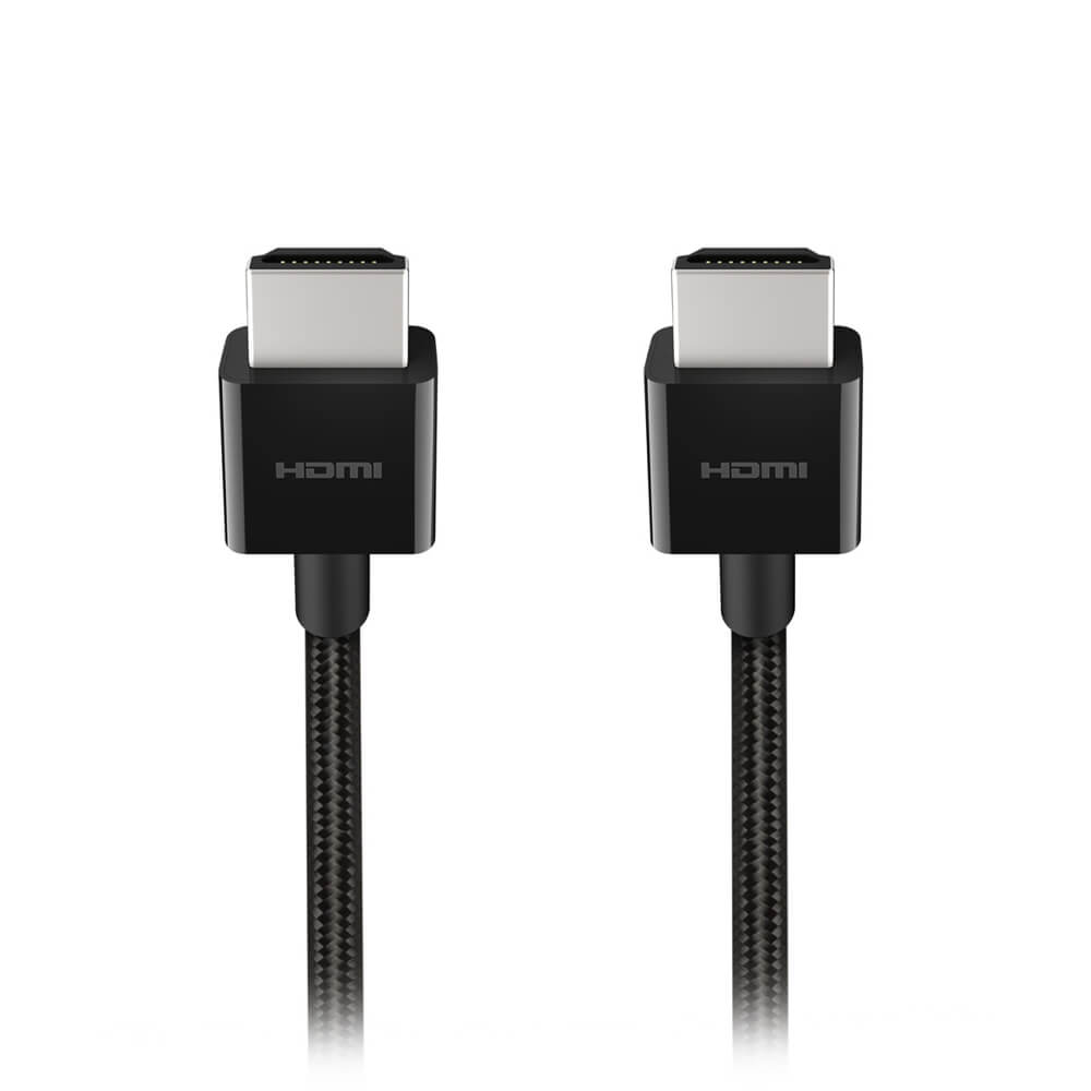 Belkin Ultra High Speed HDMI 2.1 Certified Cable 6.6ft (2M) - 8K 60Hz, 4K 120Hz, HDR, eARC - Perfect for Gaming, Home Theater & 4K/8K TVs