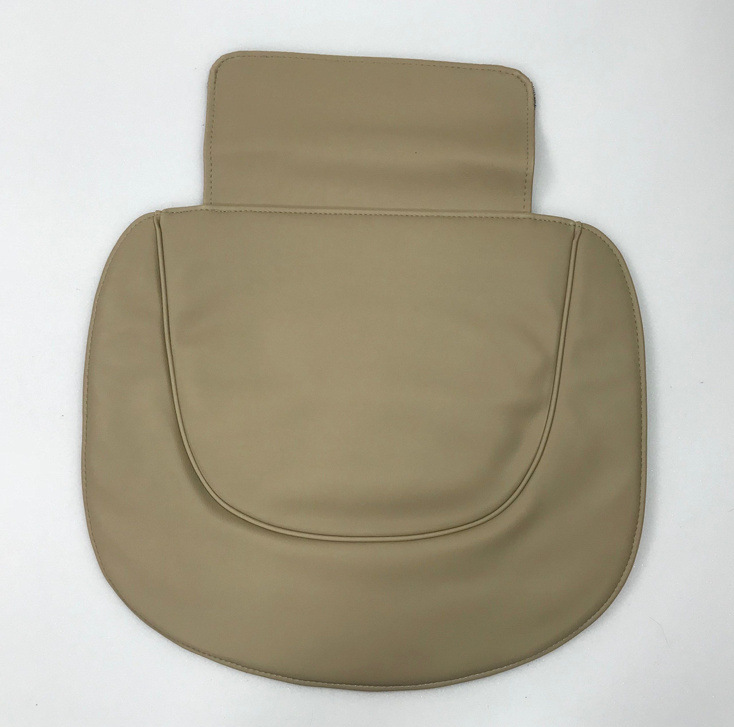 ZKZ Pedicure Chair Massage Cushion with Air Seat Cover - Salon & Spa Massage Chair Pad in Beige Cream Marble - Perfect for Nail Salons, Foot Spas & Relaxation Centers