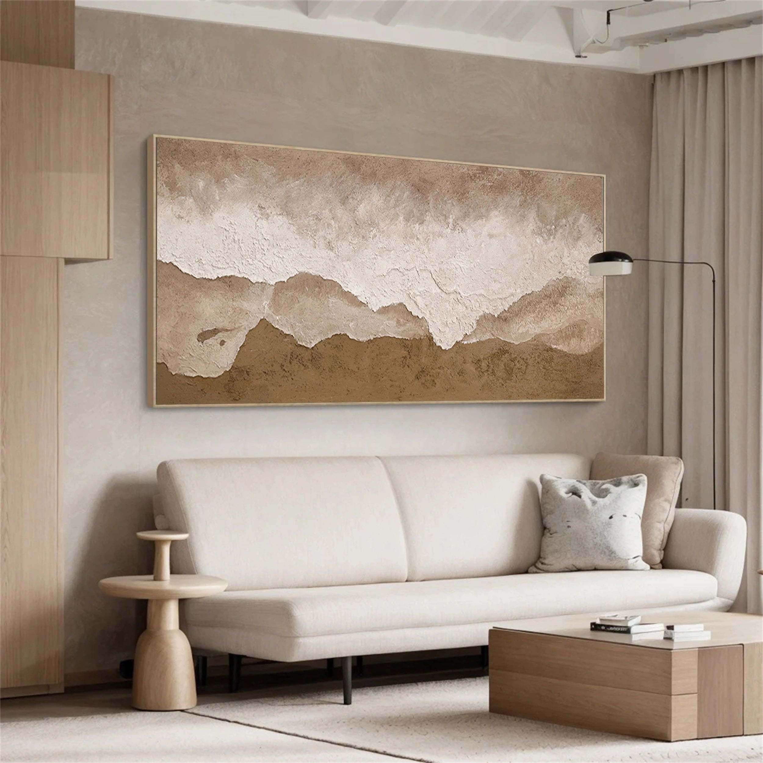 Ocean and Sky Painting #OS 116 - Handmade Seascape Wall Art for Home & Office Decor - Perfect for Living Room, Bedroom or Coastal Themed Spaces