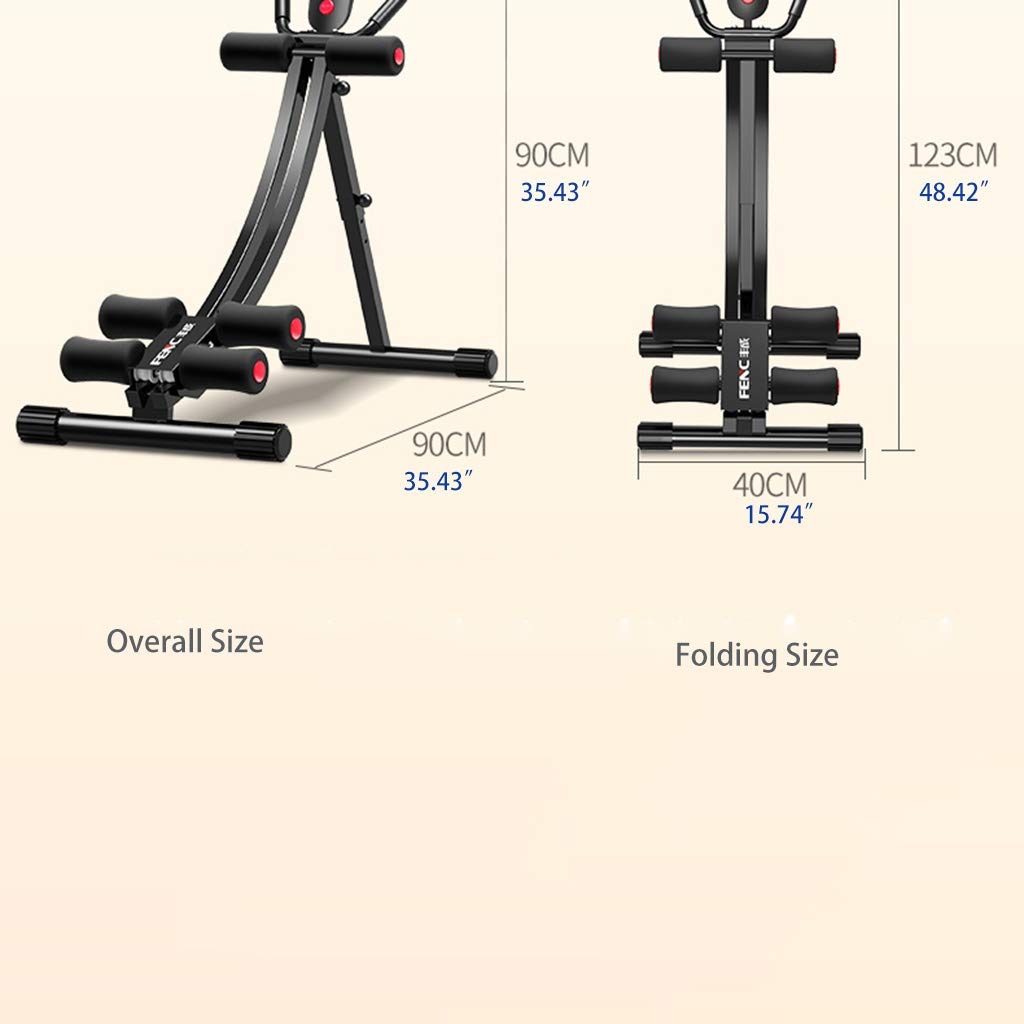 Foldable Abdominal Trainer Machine - Home Gym Equipment for Core Workouts, Six Pack Abs & Fitness Training | Perfect for Home, Office & Small Spaces