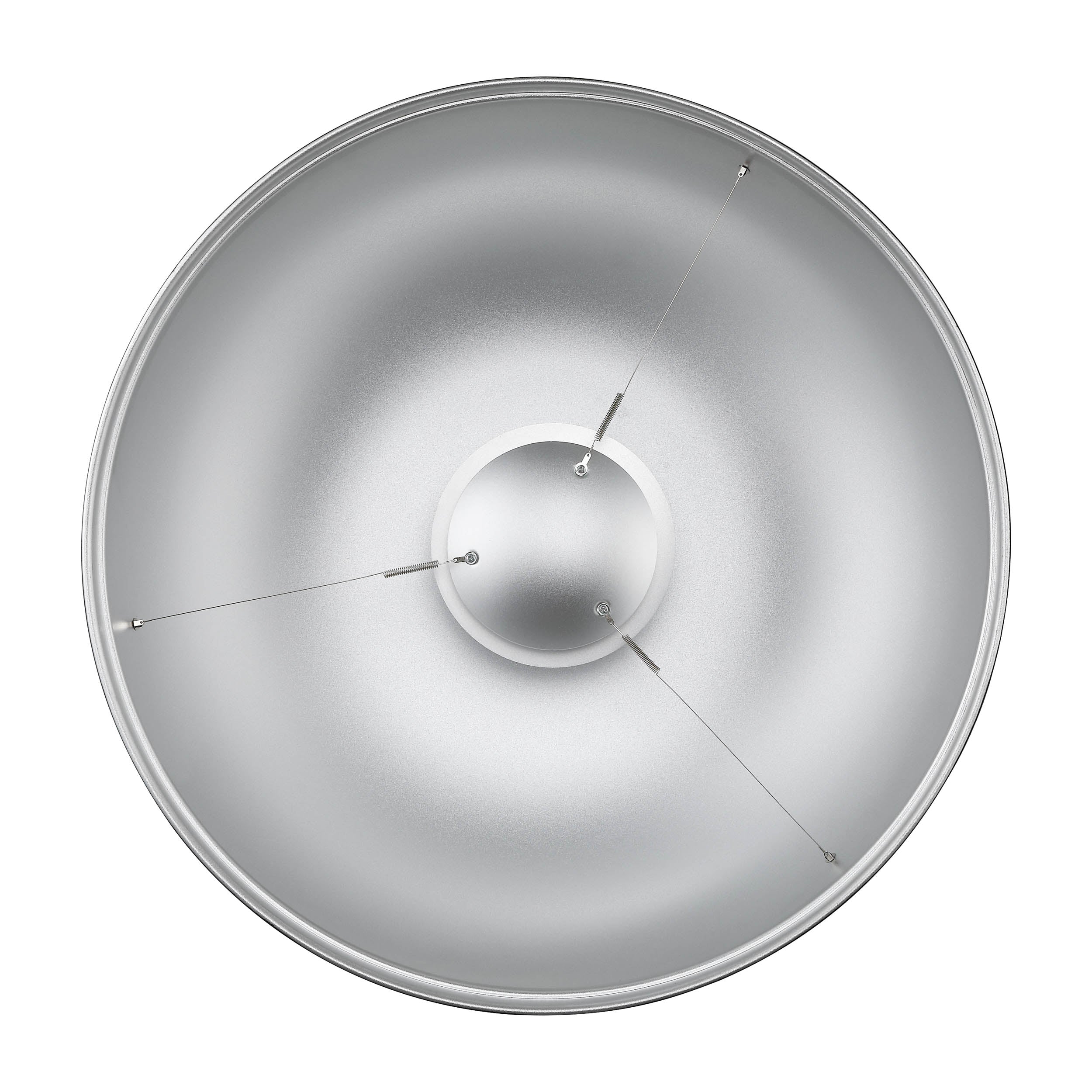 BDR S55 Pro 55cm Professional Silver Beauty Dish with Honeycomb Grid - Studio Photography Lighting Reflector for Portrait, Fashion, and Product Shoots