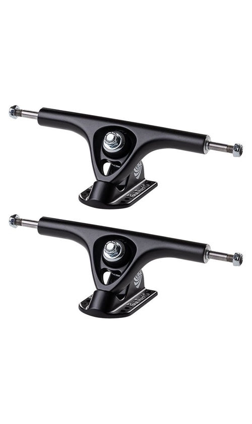 Paris V3 Jet Black Skateboard Trucks 180mm x 50mm - High-Performance Skateboard Parts for Street and Park Riding
