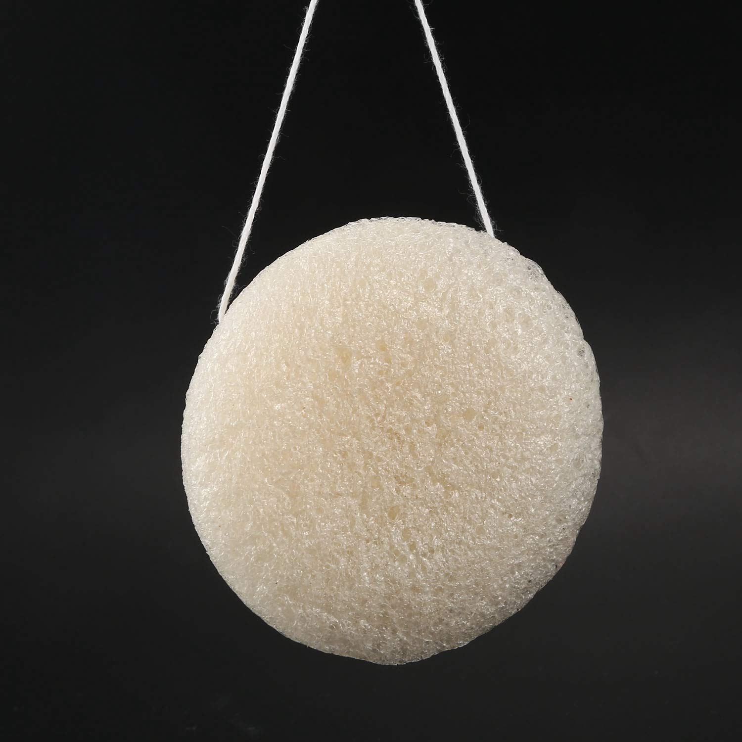 Eco-Friendly Natural Cleaning Sponge - White | Biodegradable & Non-Scratch for Kitchen, Bathroom & Dishes | Gentle on Surfaces & Environment