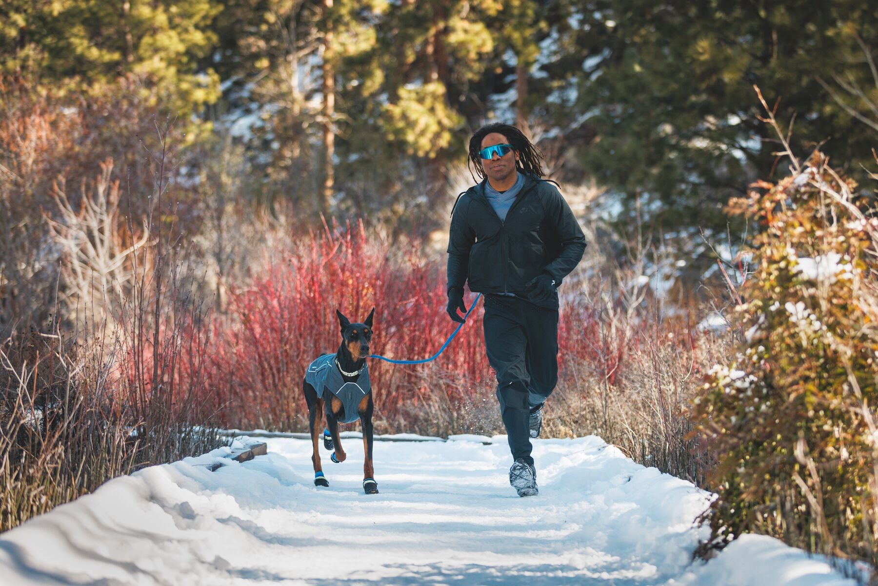 Ruffwear Summit Trex™ Dog Boots - Black (Pair of 2 Boots) for Hiking, Running & Outdoor Adventures
