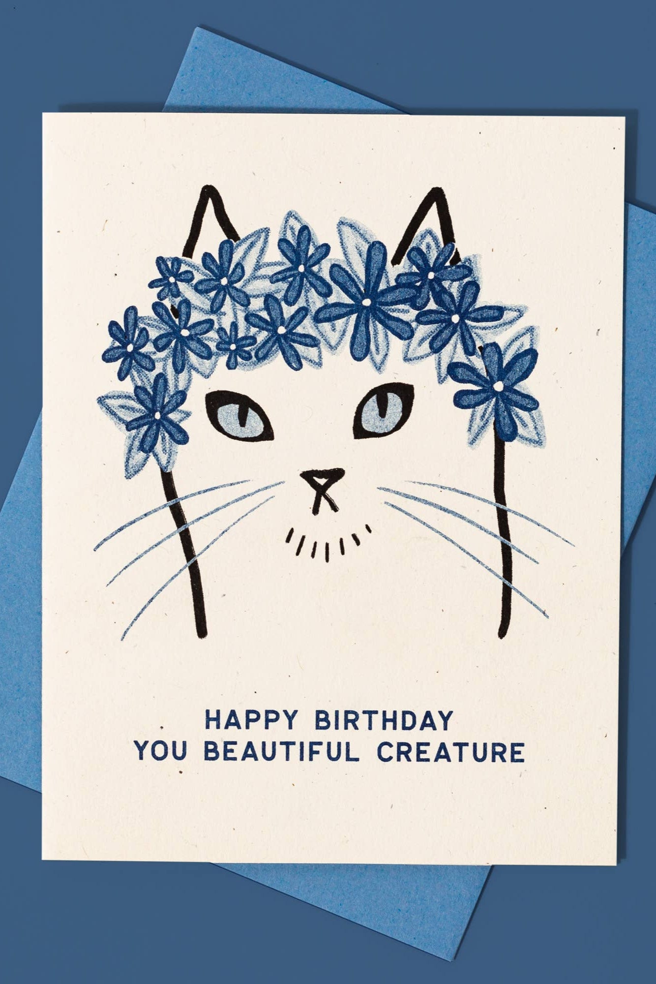 Happy Birthday You Beautiful Creature Greeting Card - Funny & Unique Birthday Card for Friends, Family - Perfect for Birthdays, Celebrations & Special Occasions