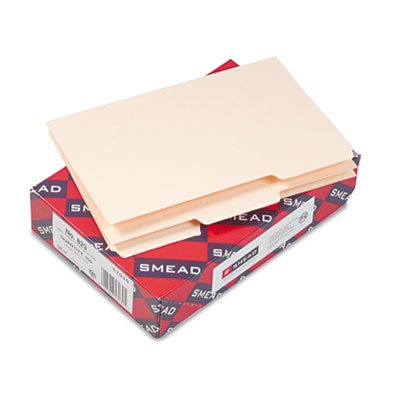 Self-Tab Card Guides - Blank 1/3 Tab Manila Index Dividers 5 x 8 Inches - 100 per Box (1 Box) - Perfect for Office Filing, School Projects & Document Organization