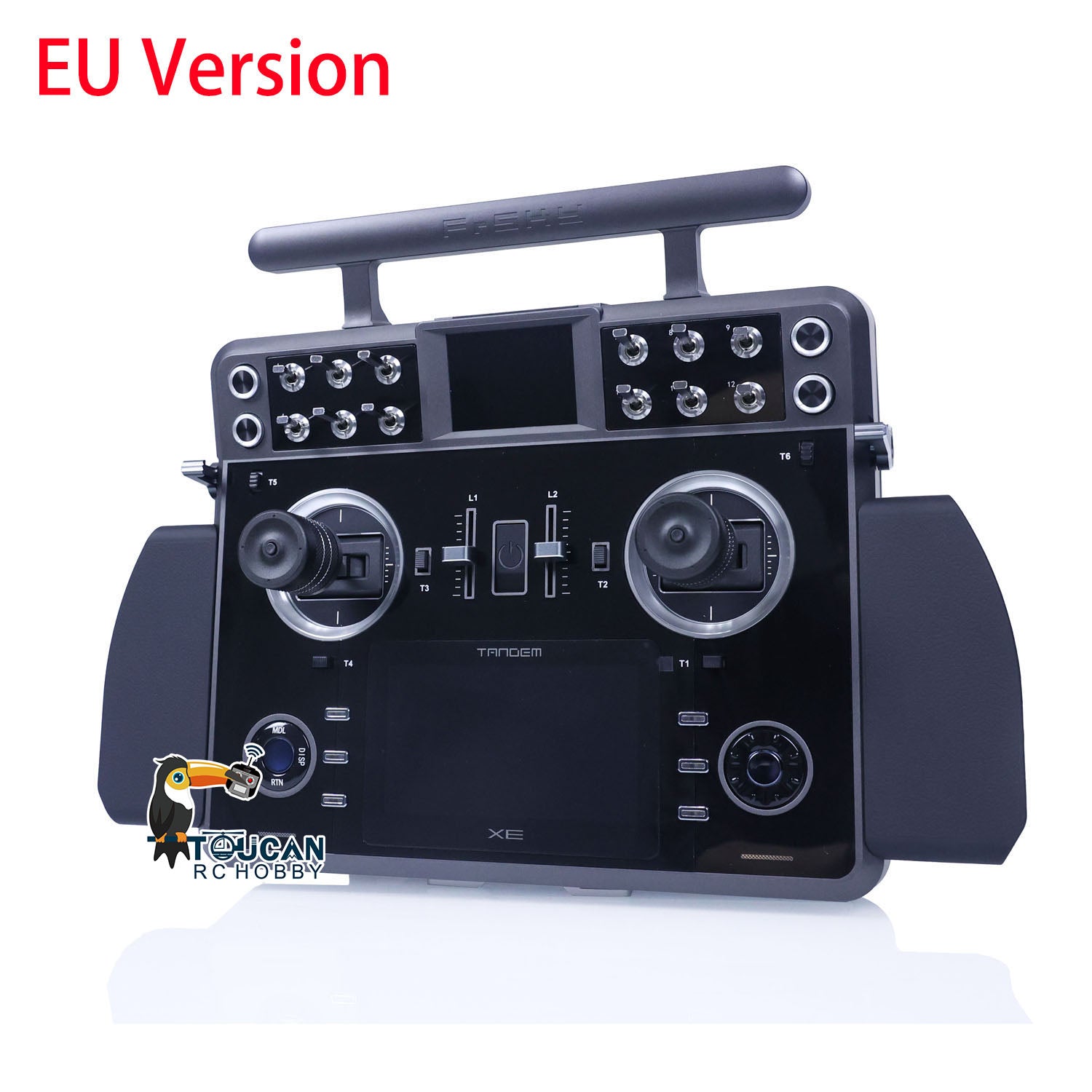 FrSky Tandem XE Transmitter with 3D Gimbal - 4000mAh/7.4V Battery RC Truck Remote Controller - ETHOS System - 86x61x20mm - 8GB Storage - Perfect for RC Cars, Drones, and Airplane Models