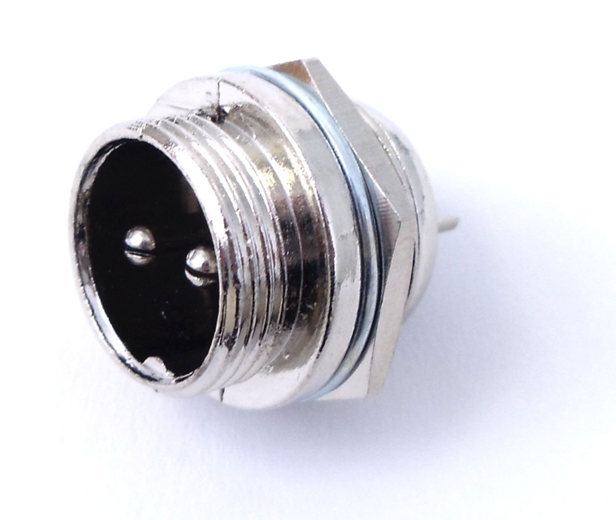 2 Pin Panel Mount Connector - Bulk Pack for Industrial and DIY Electronics Projects