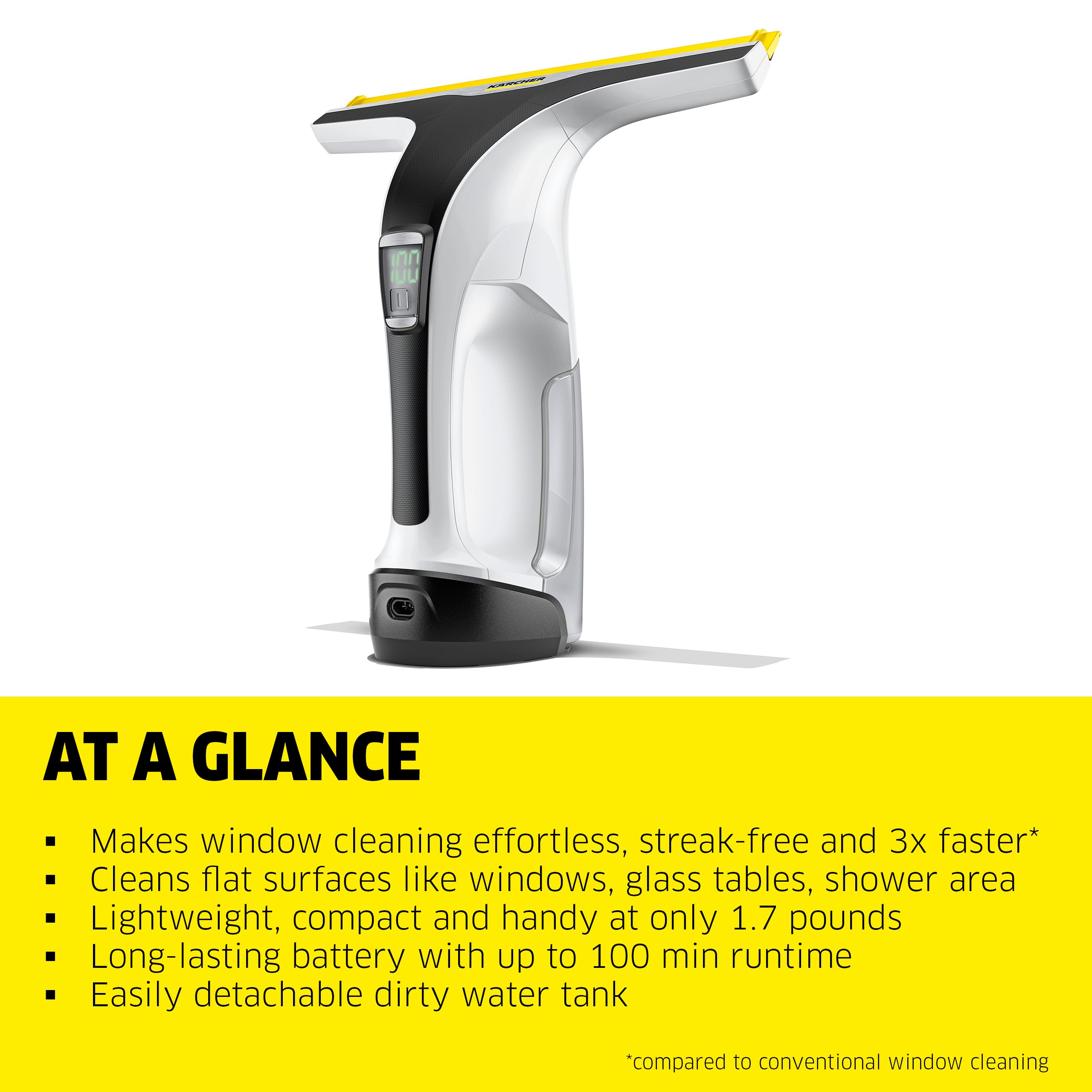 Kärcher WV 6 Electric Window Vacuum Squeegee 11