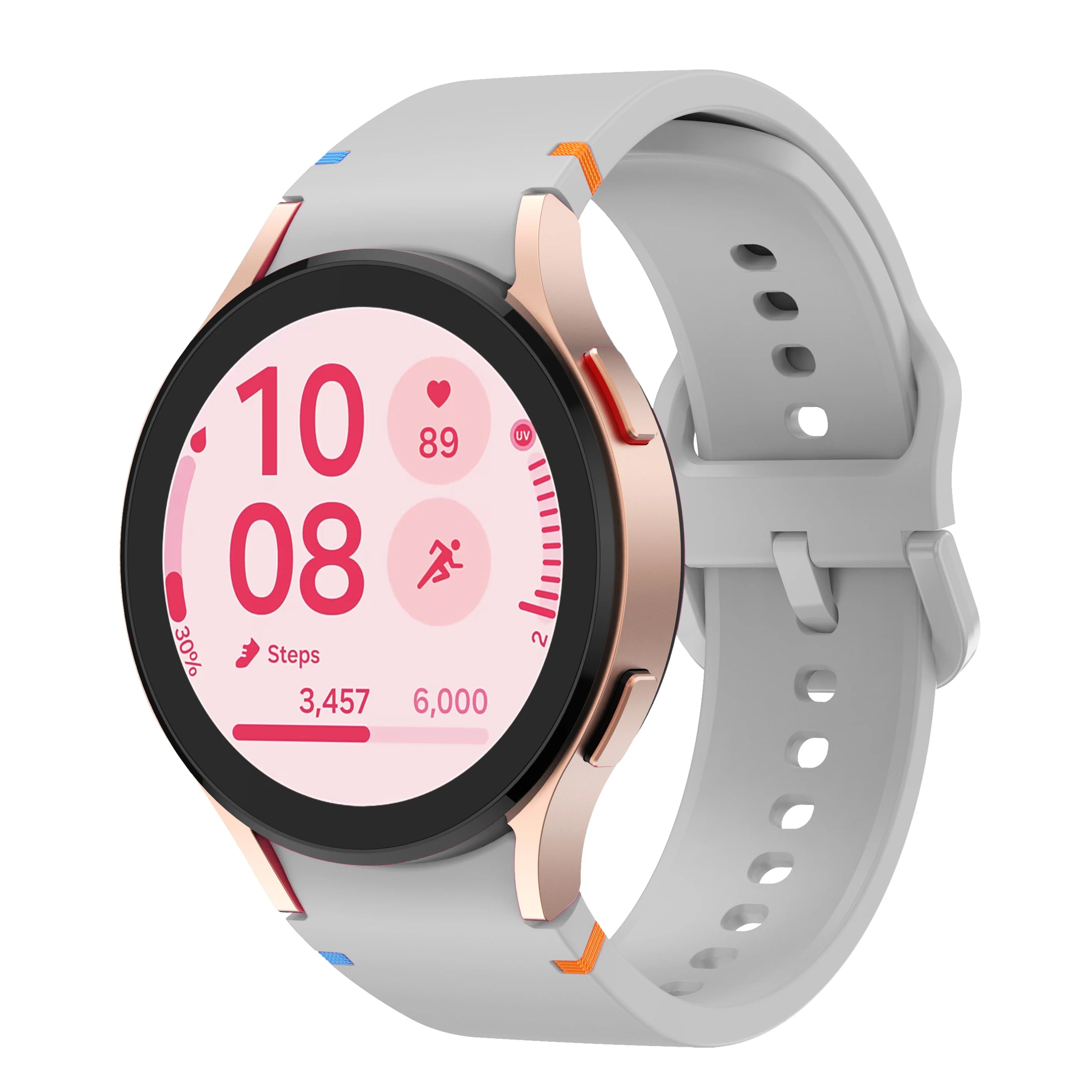 Samsung Galaxy Watch Sporty Silicone Bands - Durable, Comfortable & Stylish for Running, Workouts & Everyday Wear